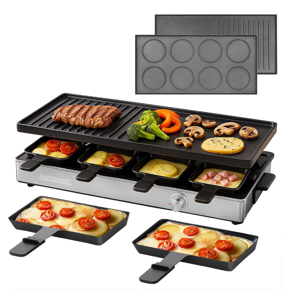 Gastroback Raclette Grill & Pancake Station für 8 Personen