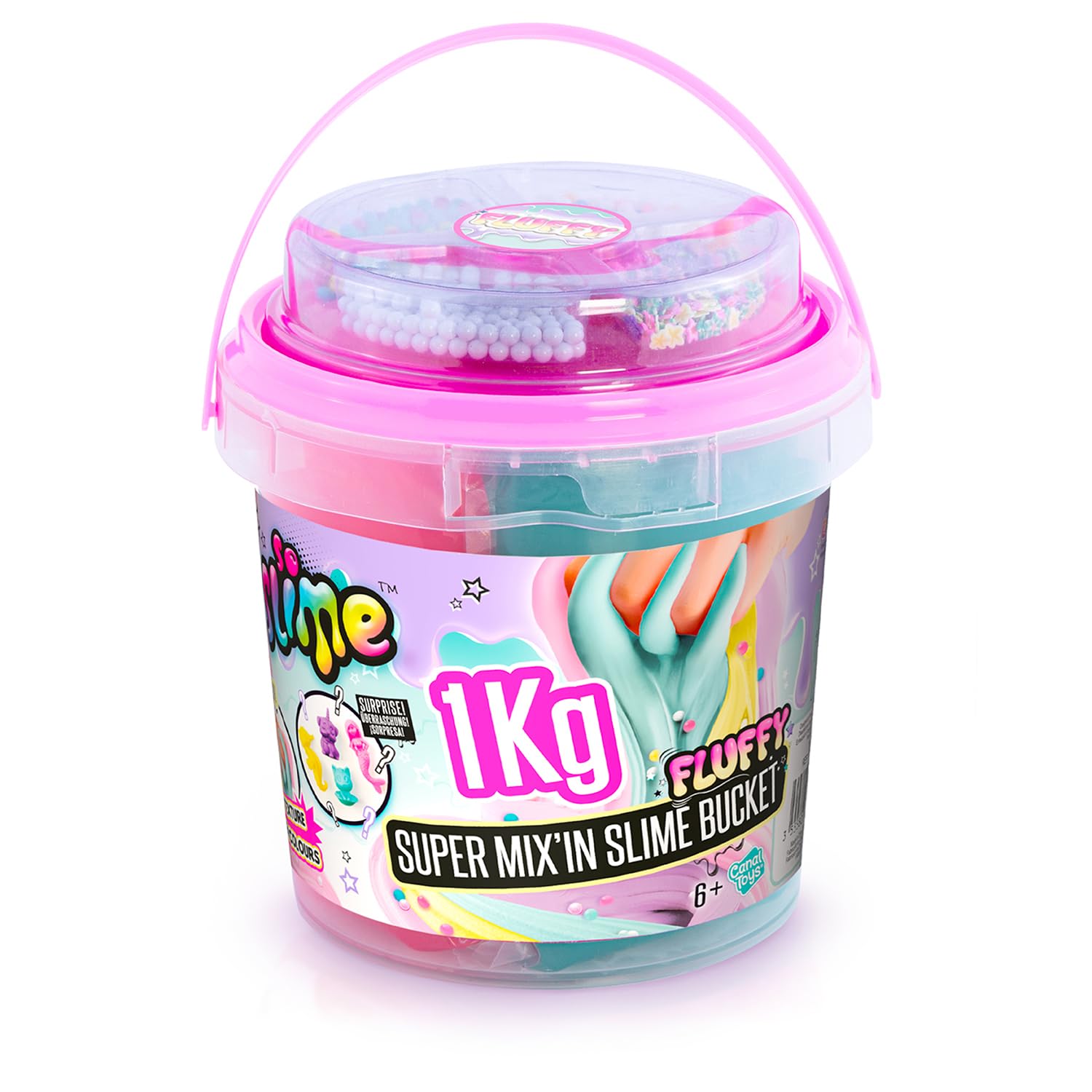 Canal Toys - So Slime - 1 kg fertiger Schleim-Eimer - Mix’in & dekorieren