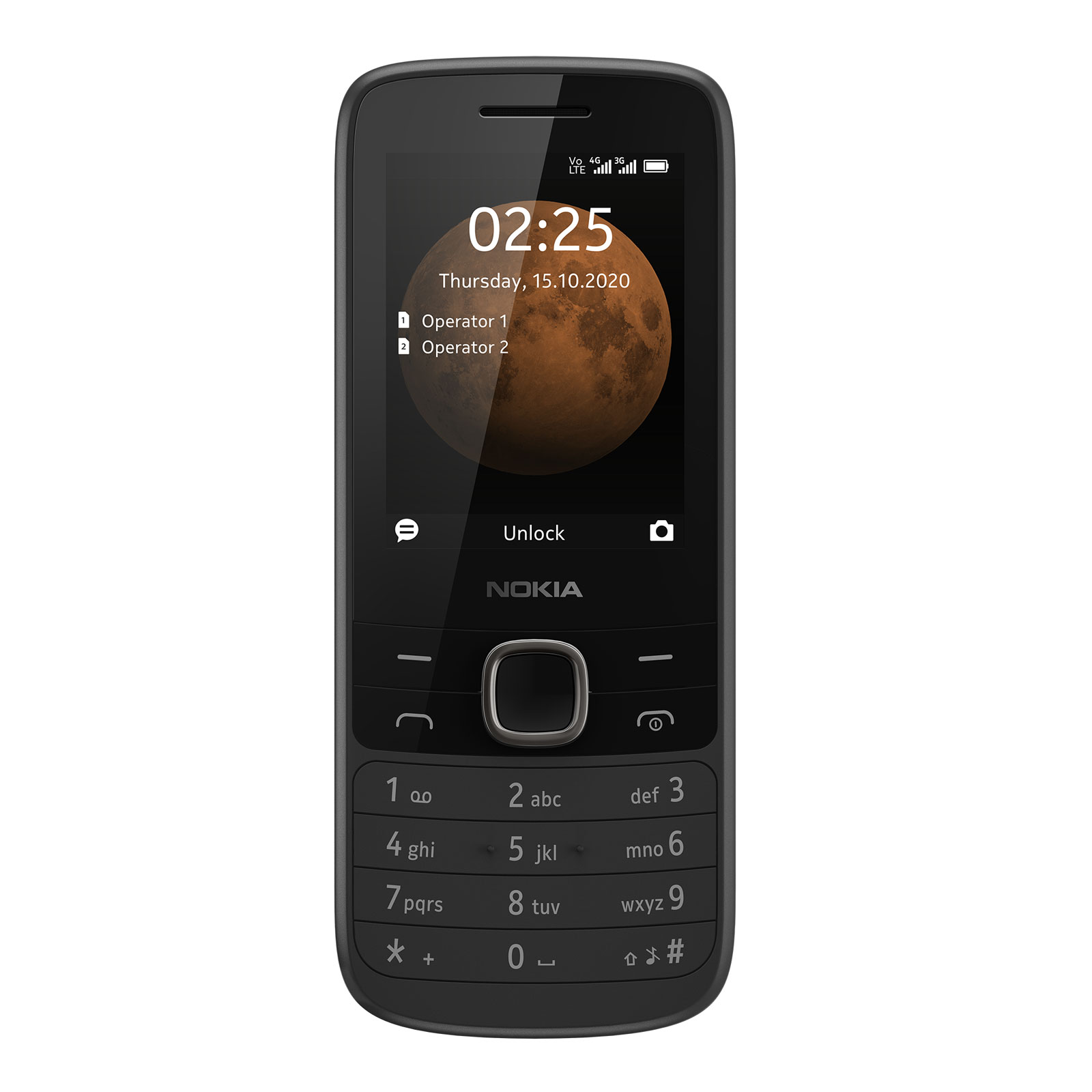 Nokia 225 4G Handy schwarz