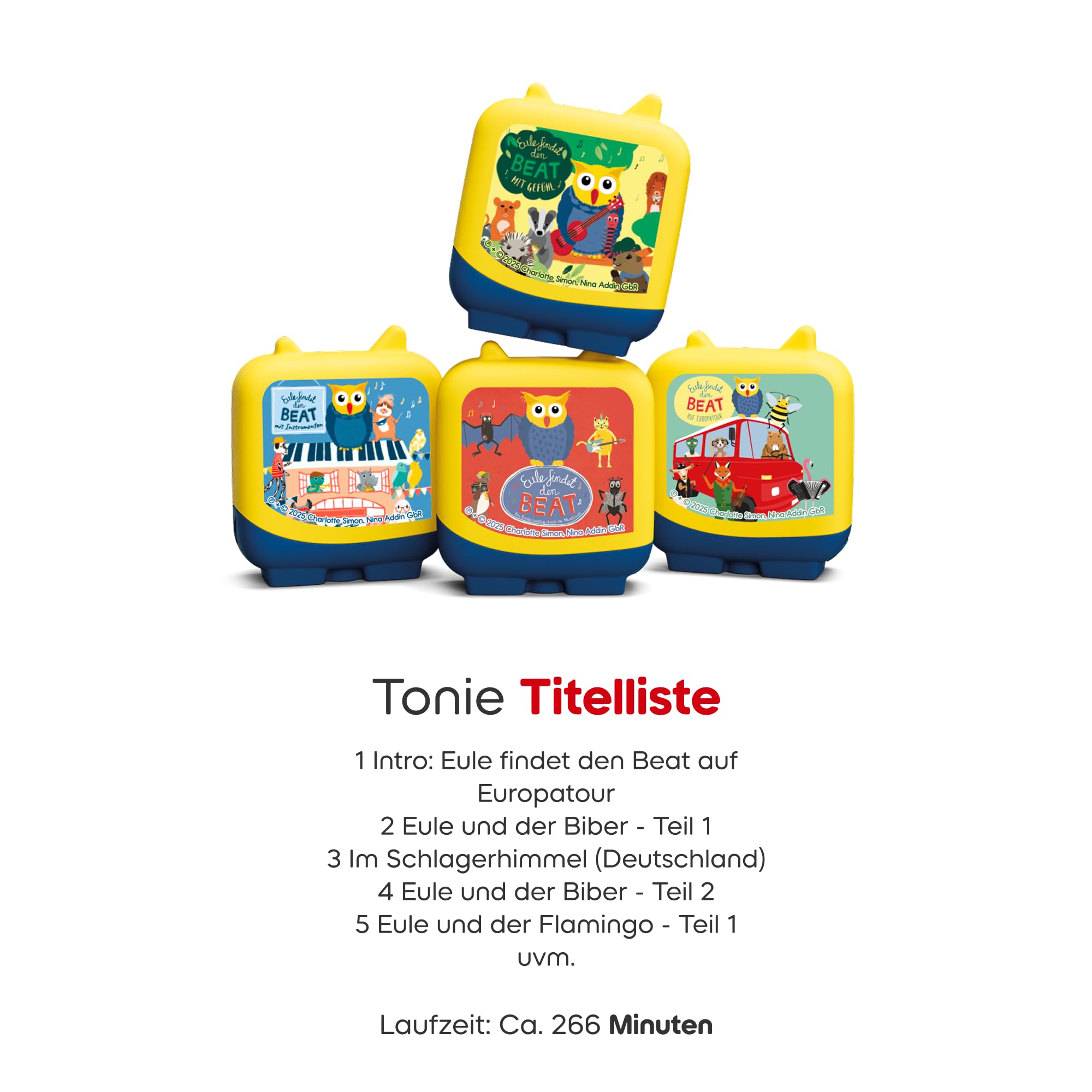 tonies Hörfigur für Toniebox, Eule findet den Beat – Die große Sammler-Edition