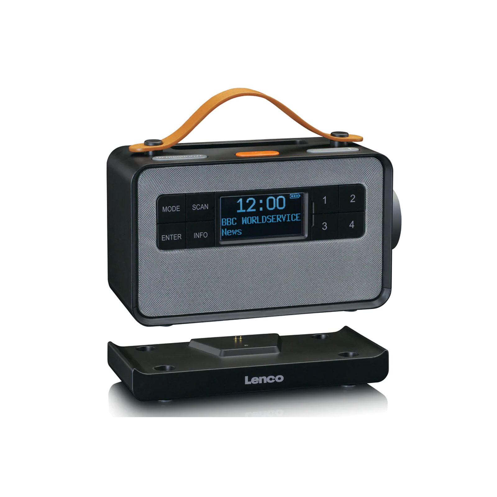 Lenco DAB+ Radio PDR-065 Digital-Tuner DAB+ UKW (FM) Bluetooth