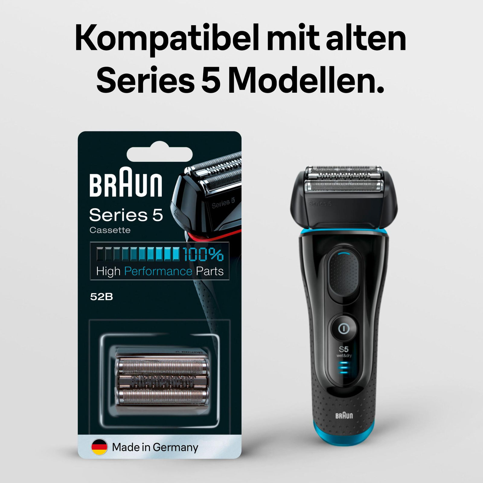 BRAUN Kombipack KP 52B Schwarz