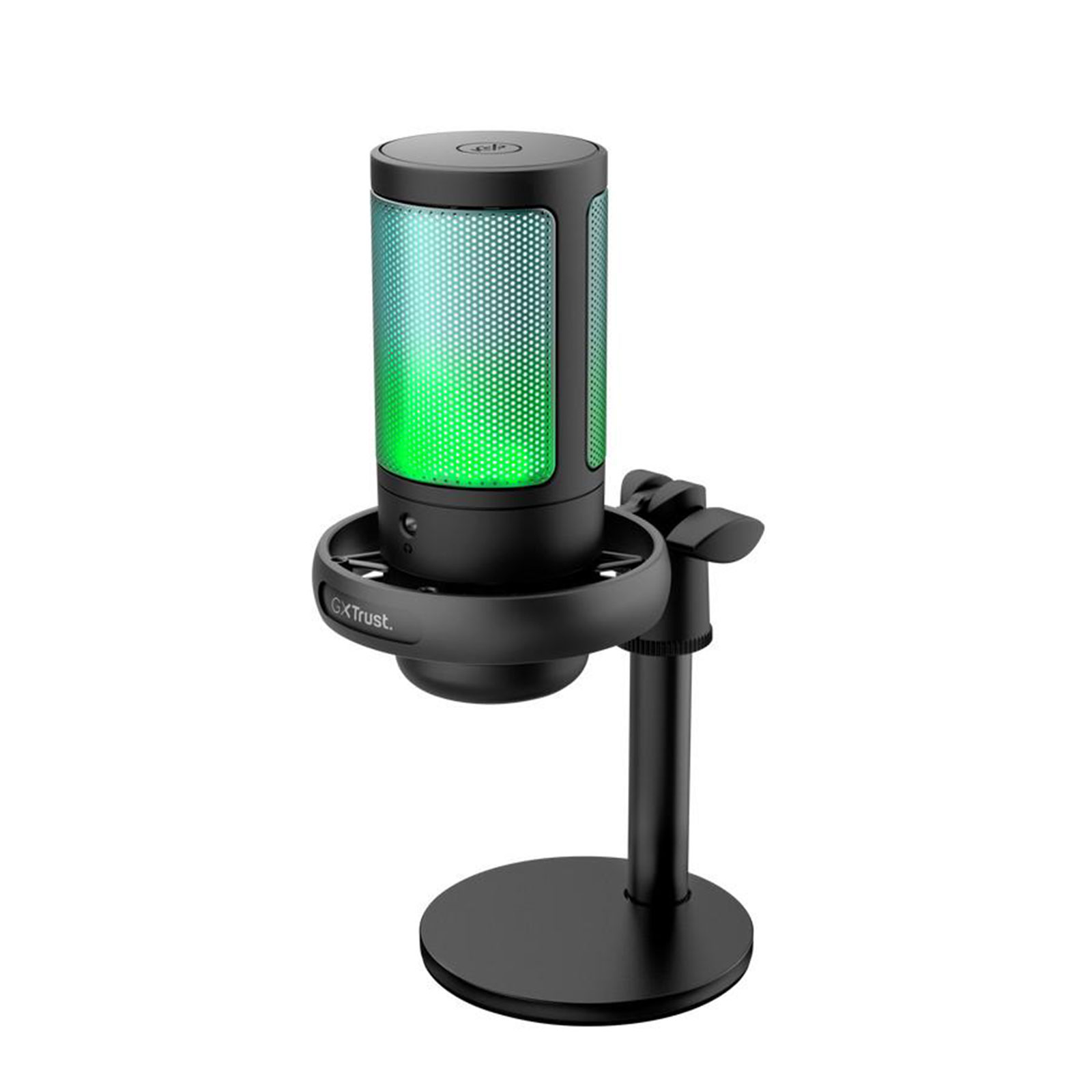 Trust GXT 238 Auron USB-Gaming-Mikrofon mit Beleuchtung, Schwarz (26081)