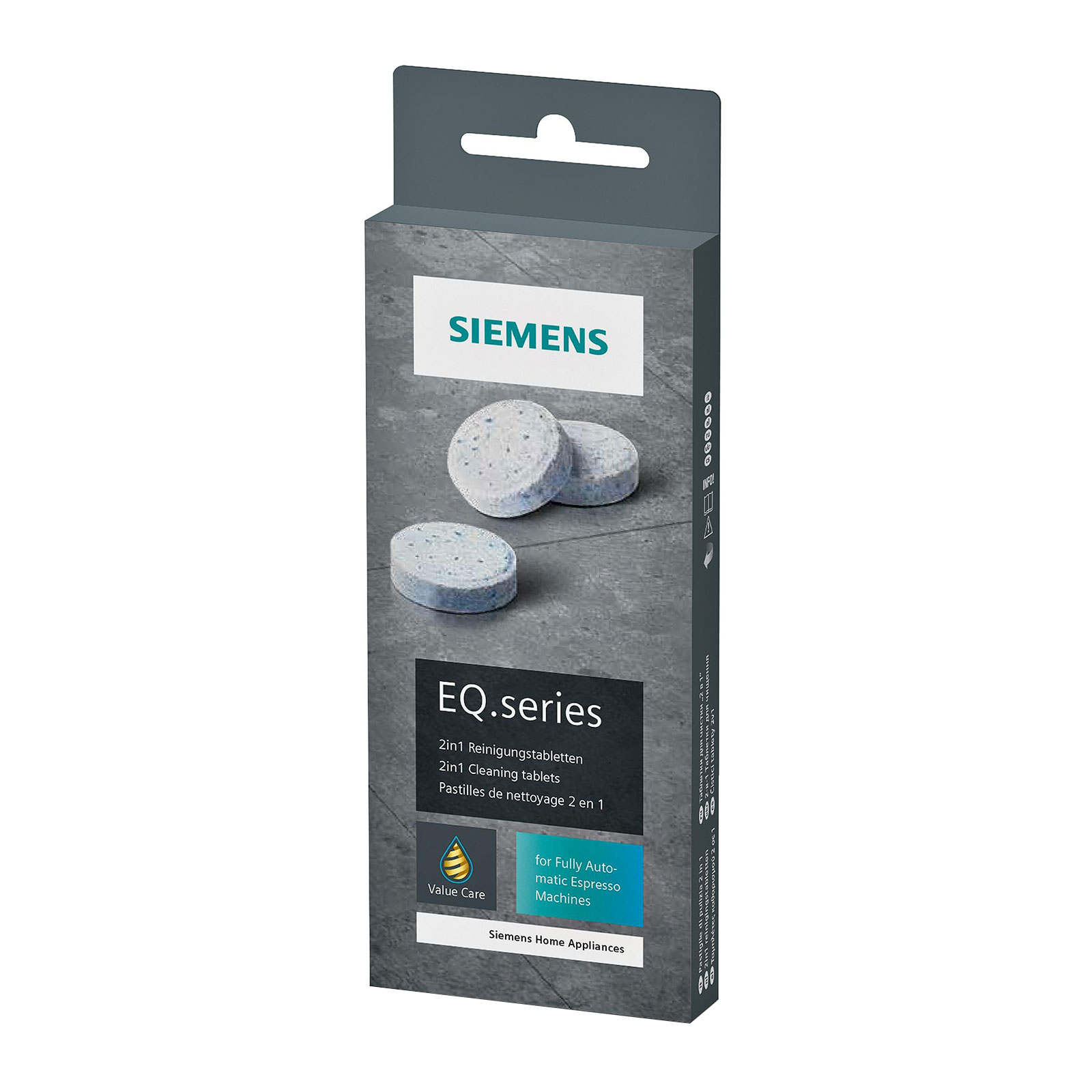 Siemens TP705D01 EQ.700 classic Kaffeevollautomat + TZ80001A Reinigungstabletten + TZ80002A Entkalkungstabletten