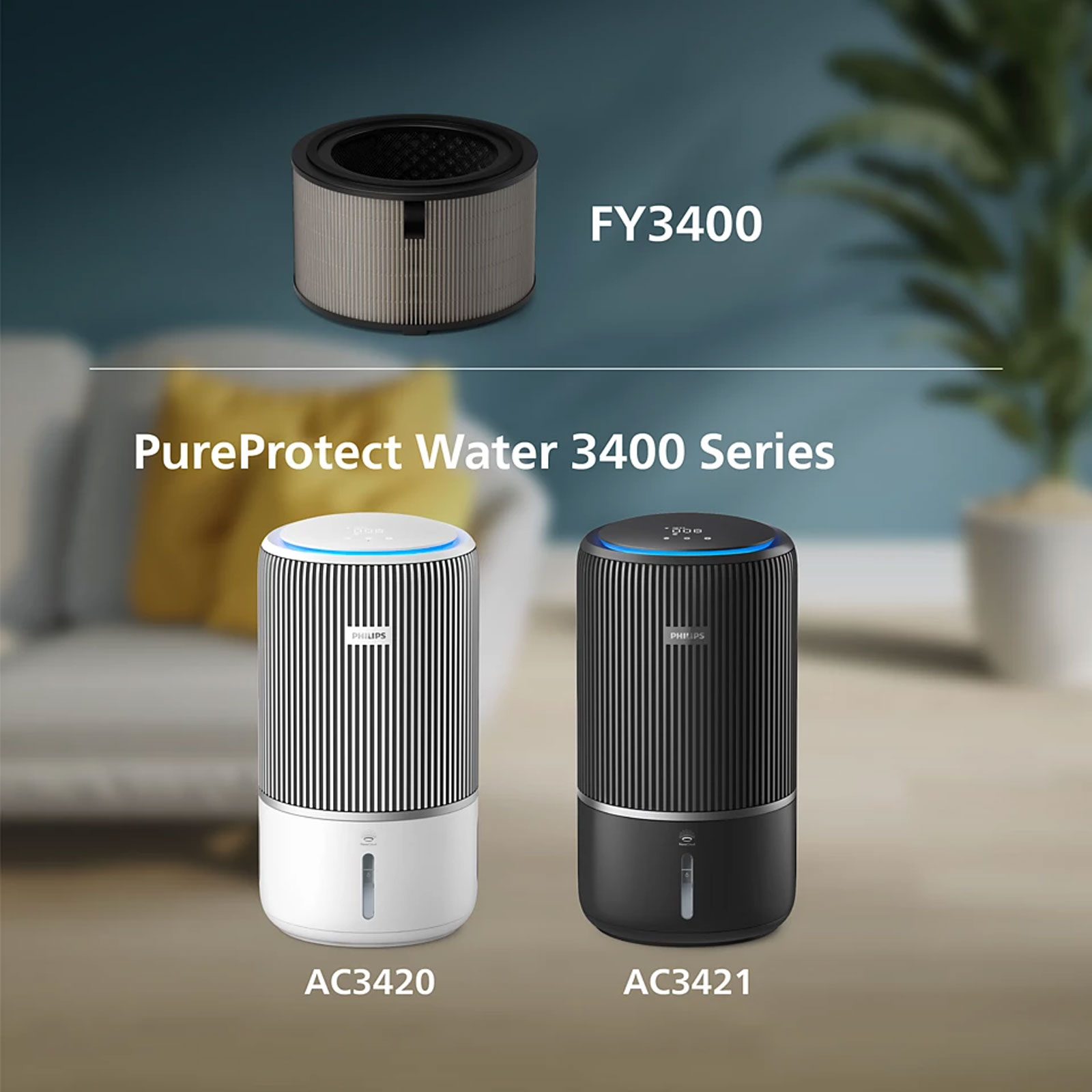 Philips FY3400/30 PureProtect Water 3400 Series HEPA NanoProtect Filter