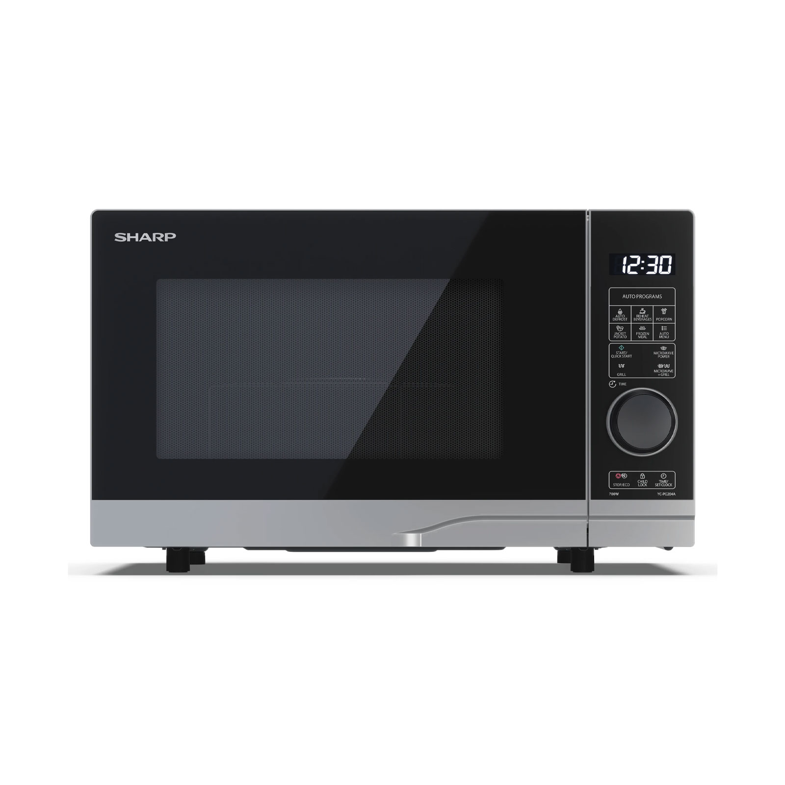 Sharp YC-PG204AE-S Mikrowelle 20L Sharp YC-PG204AE-S Mikrowelle 20L