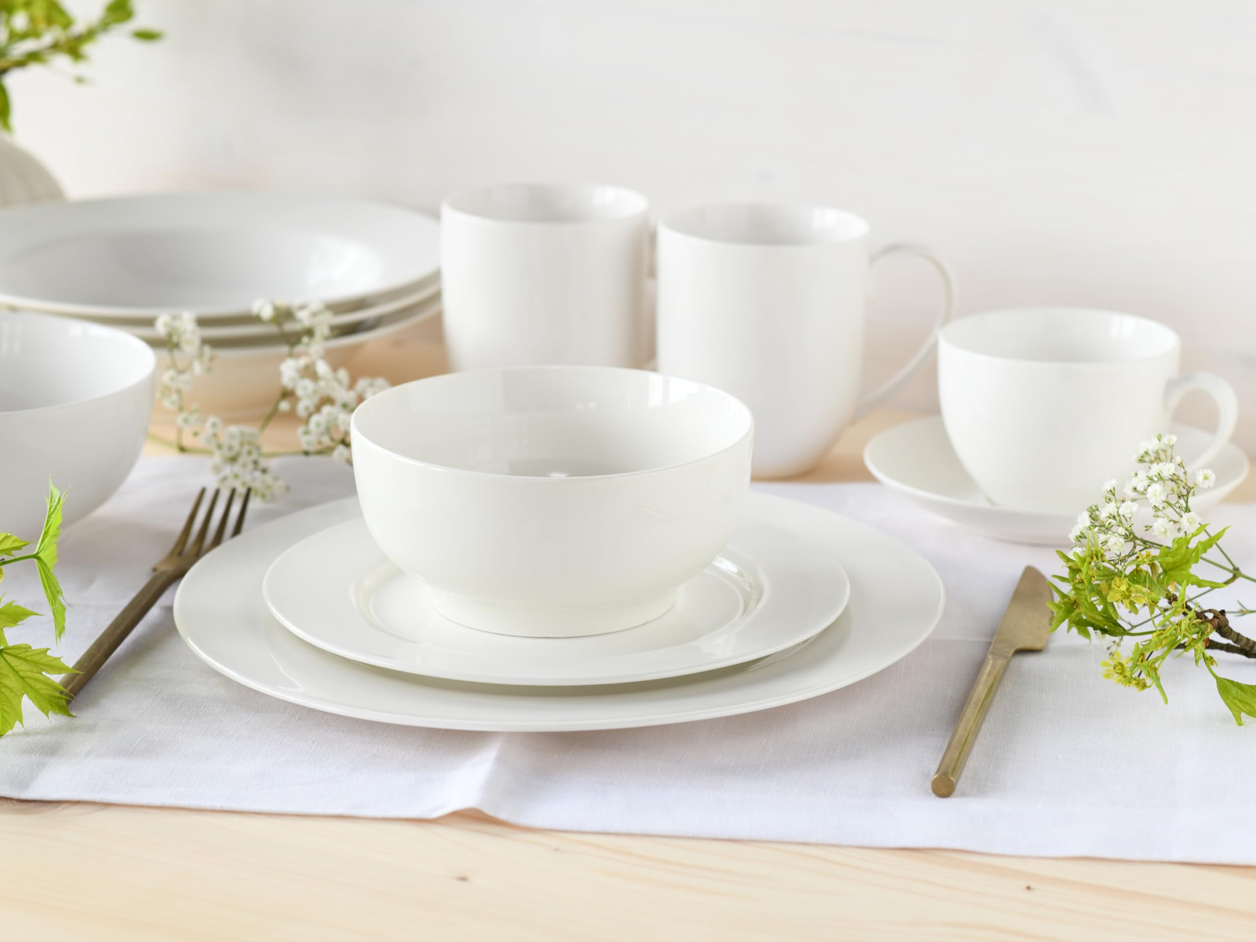 CreaTable 22159 Kombiservice Serie Fleur Royal 42-tlg Geschirrset