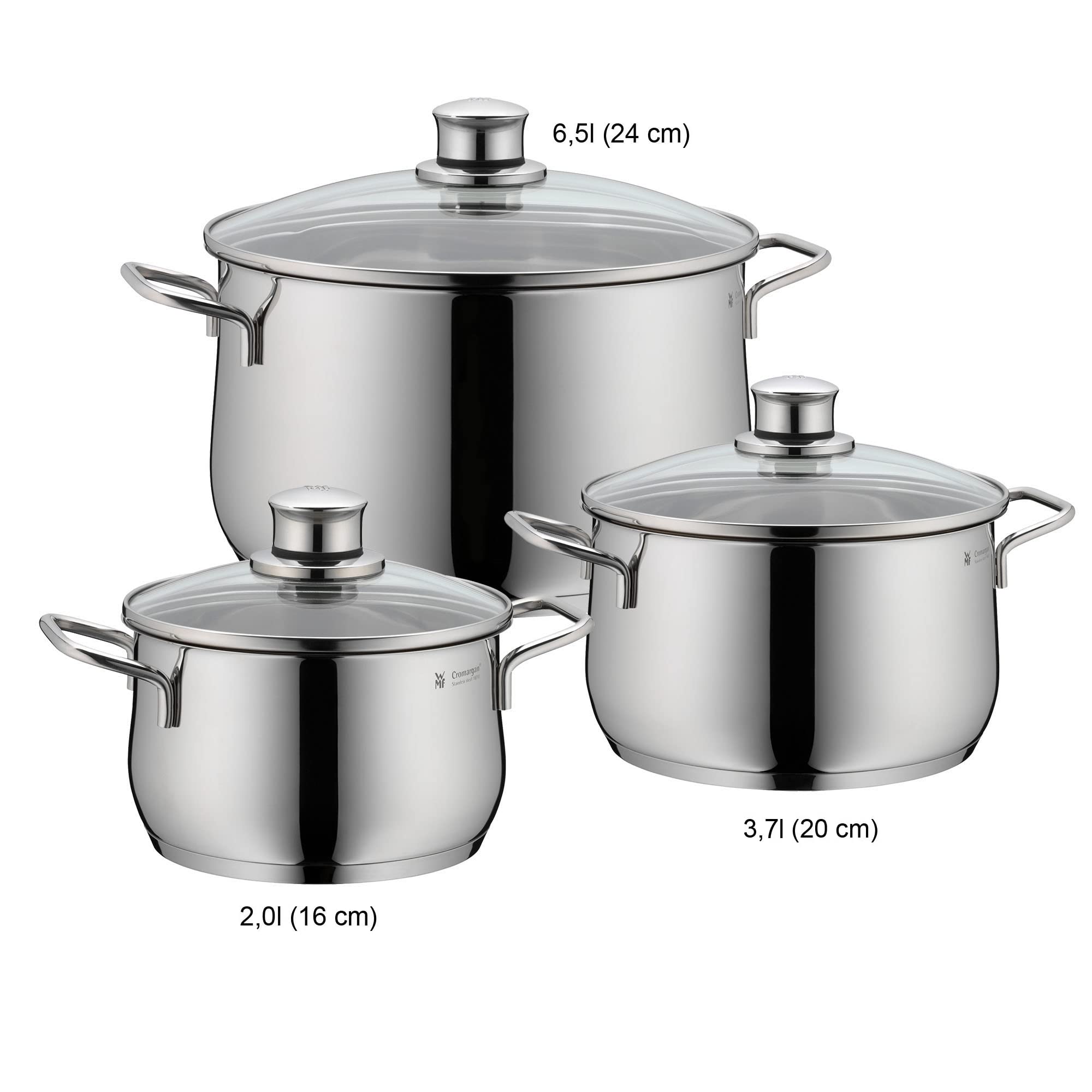 WMF Diadem Plus Topfset Induktion 3-teilig