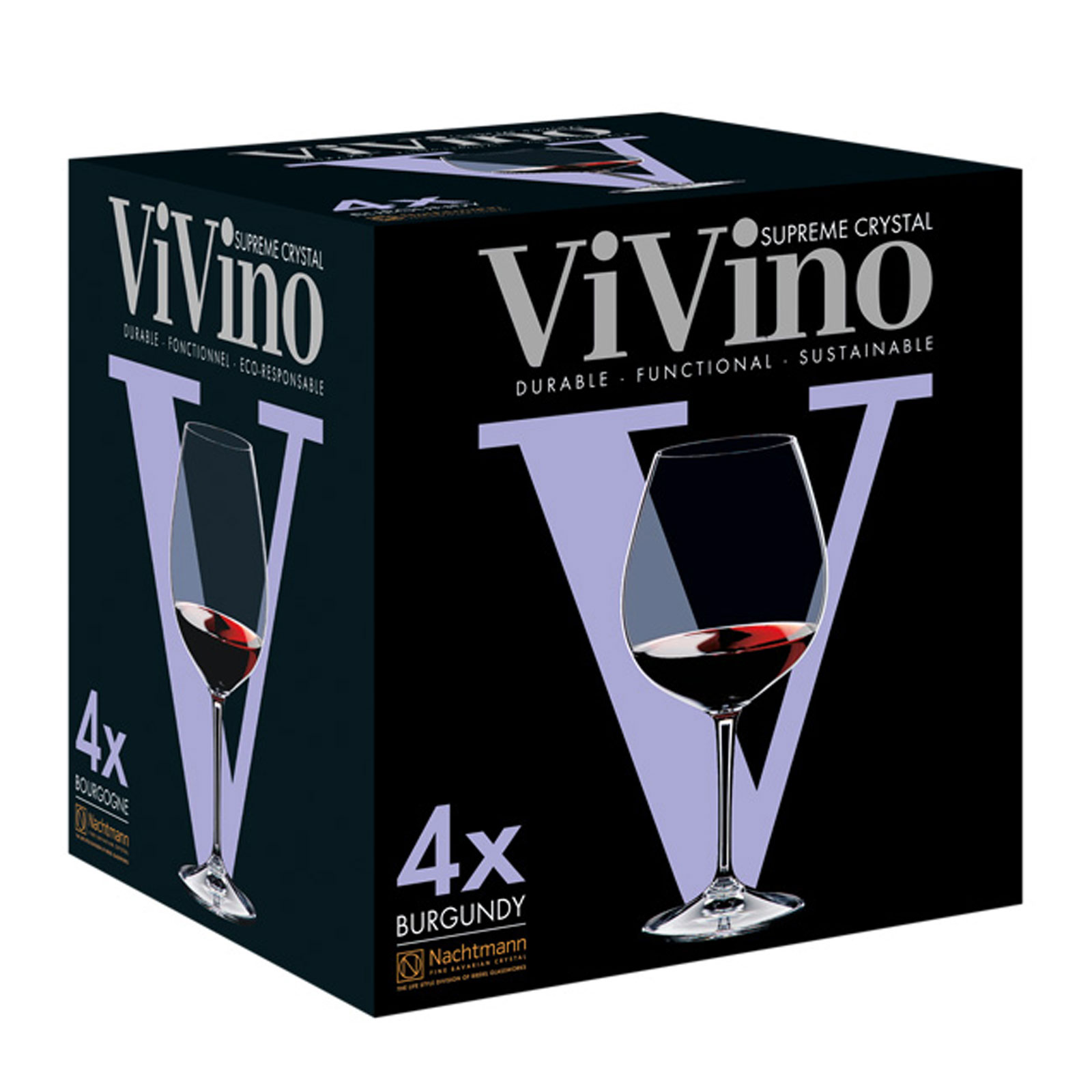 Nachtmann 103740 Weingläser Set/4 Burgunderrot  ViVino