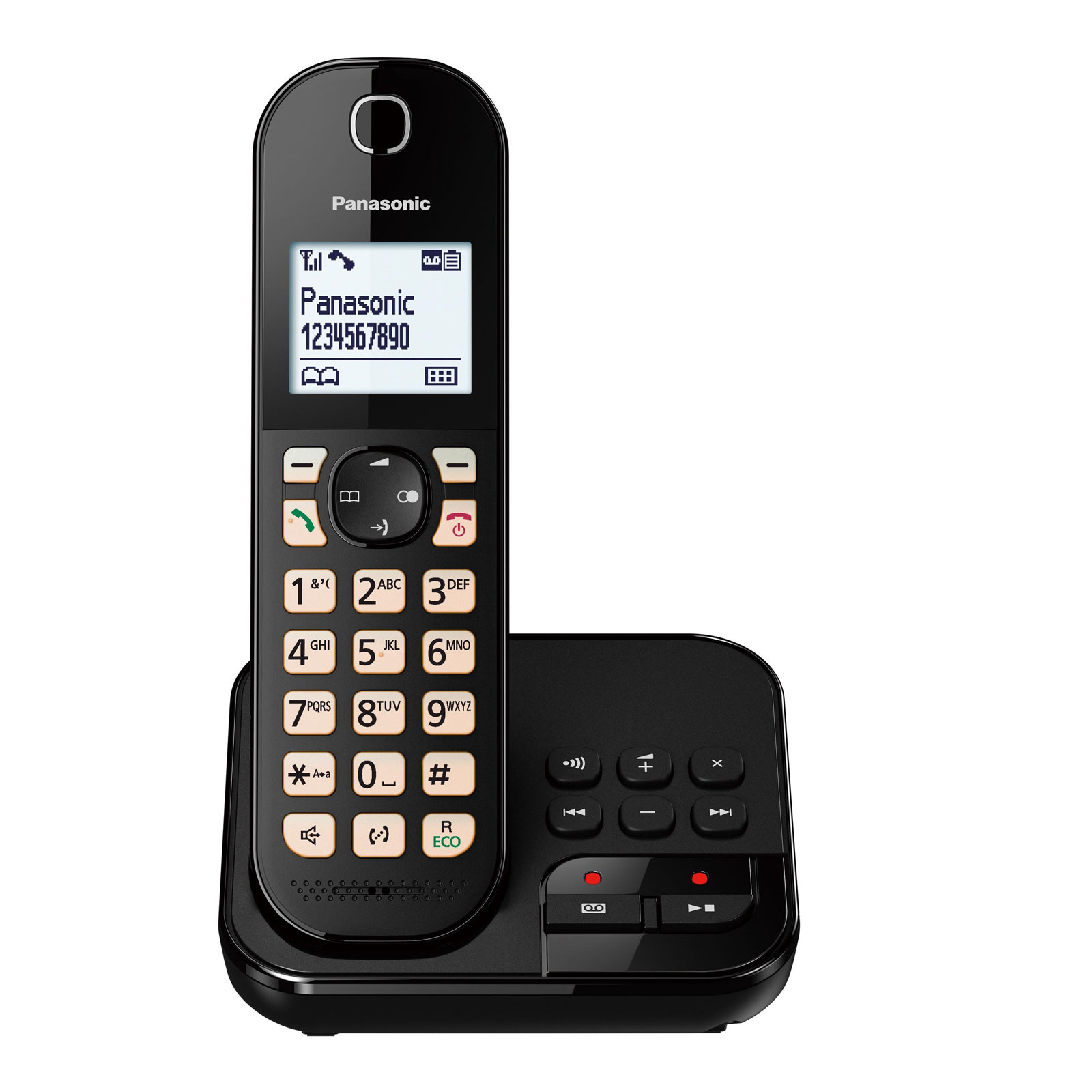 Panasonic KX-TGC 460GB Schnurloses-Telefon schwarz