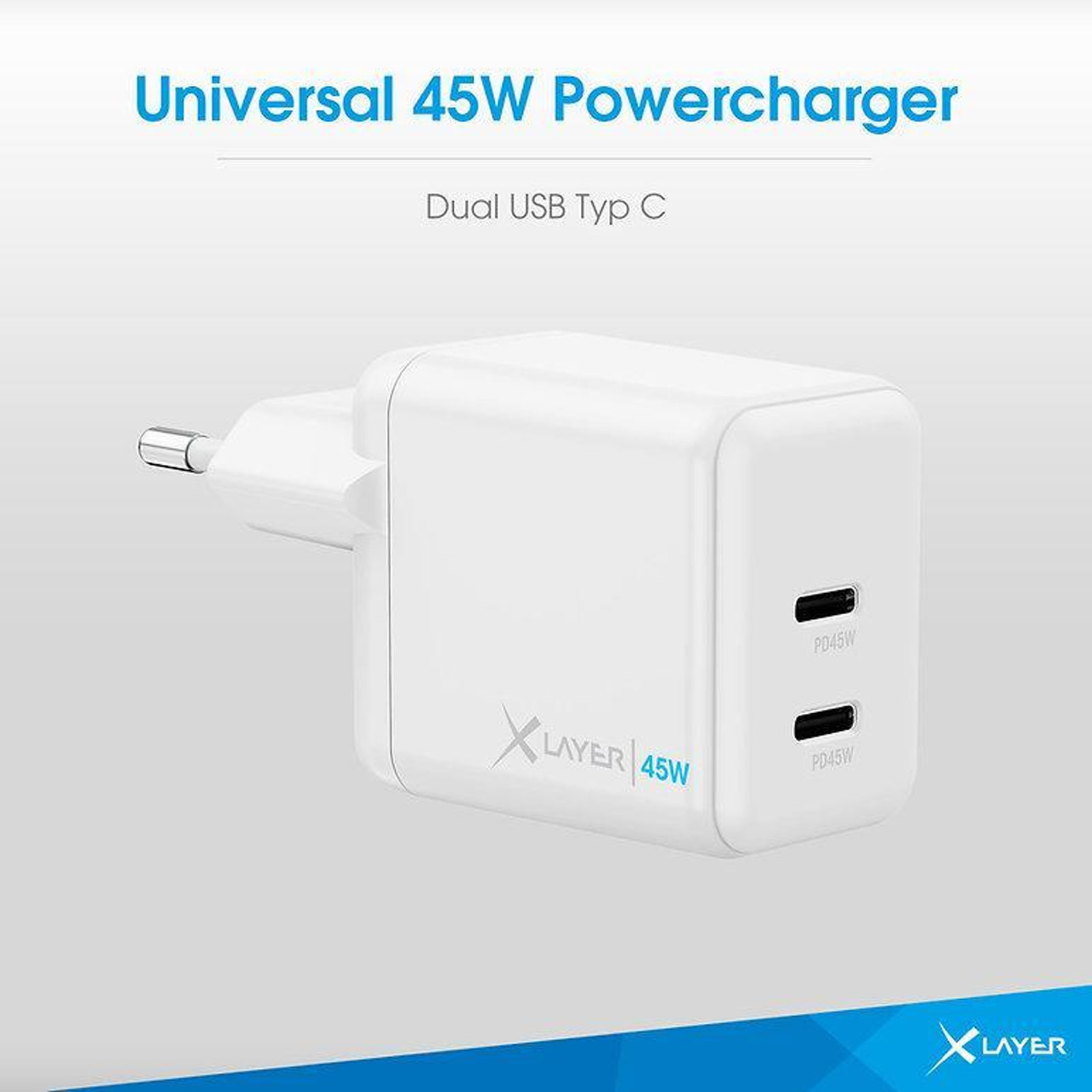 XLA 45W POWERCHARGER USB TYP-C XLA 45W POWERCHARGER USB TYP-C
