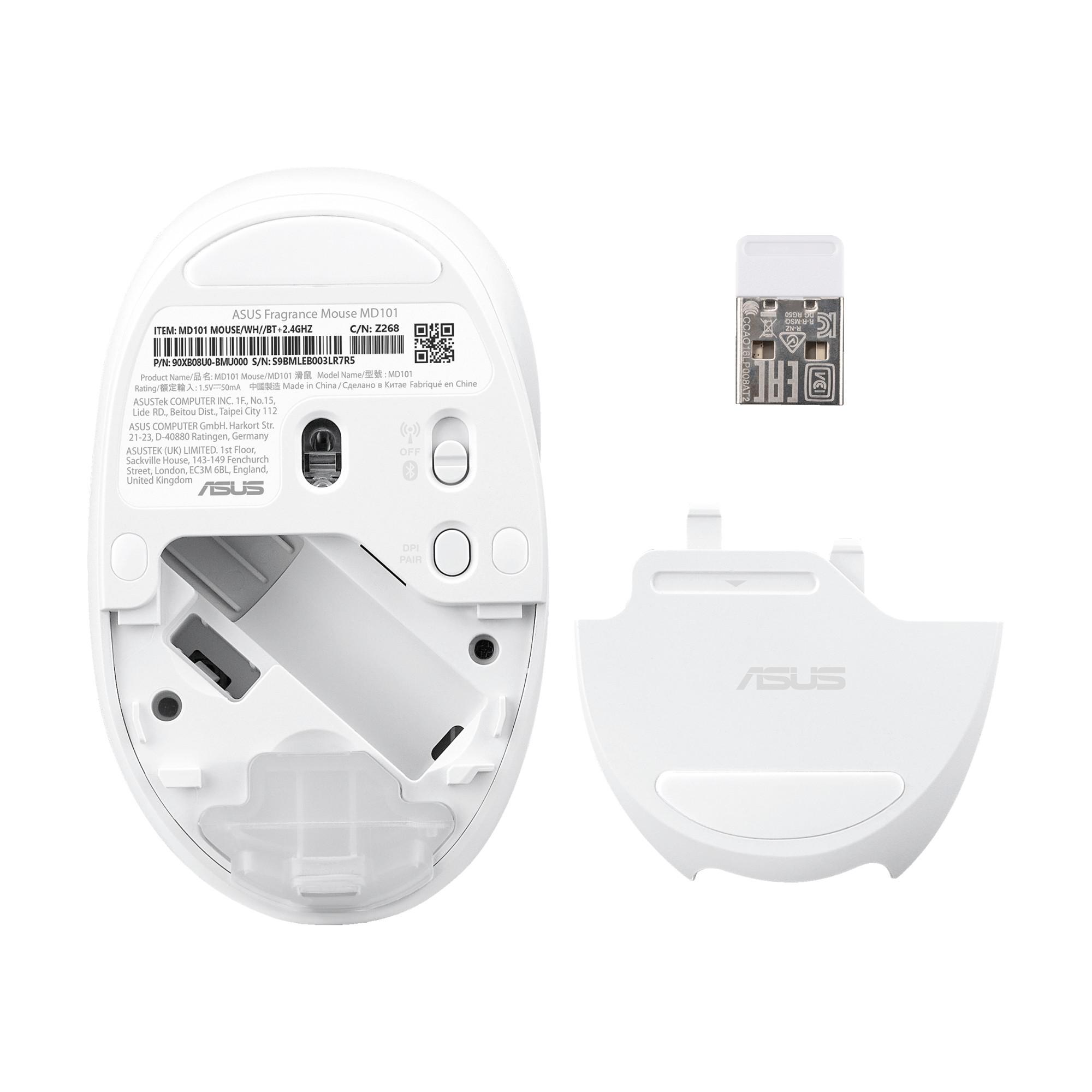 ASUS Fragrance Maus MD101, Weiß