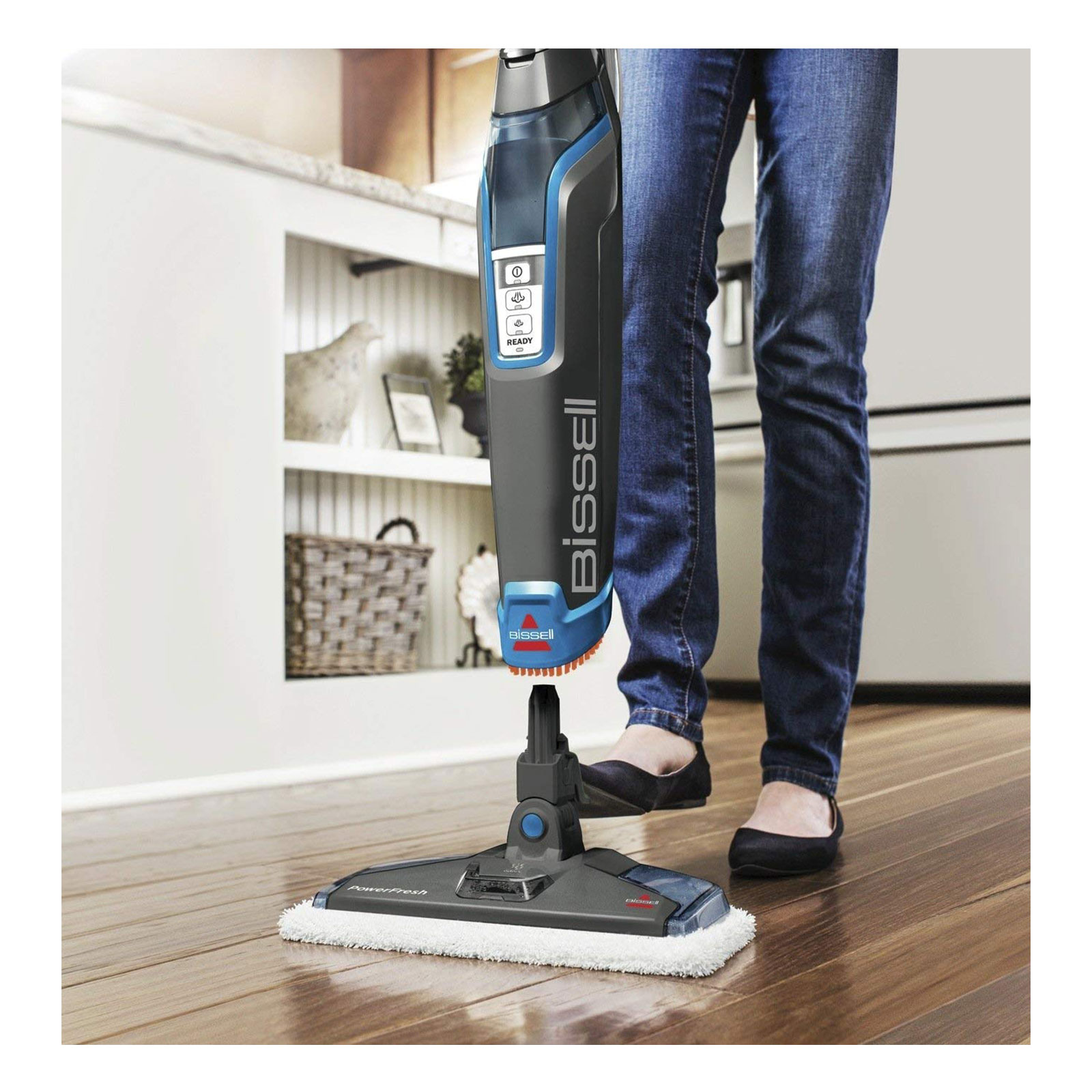 BISSELL Vac & Steam Titanium 2 in 1 Handstaubsauger und Dampfwischer / Dampfreiniger