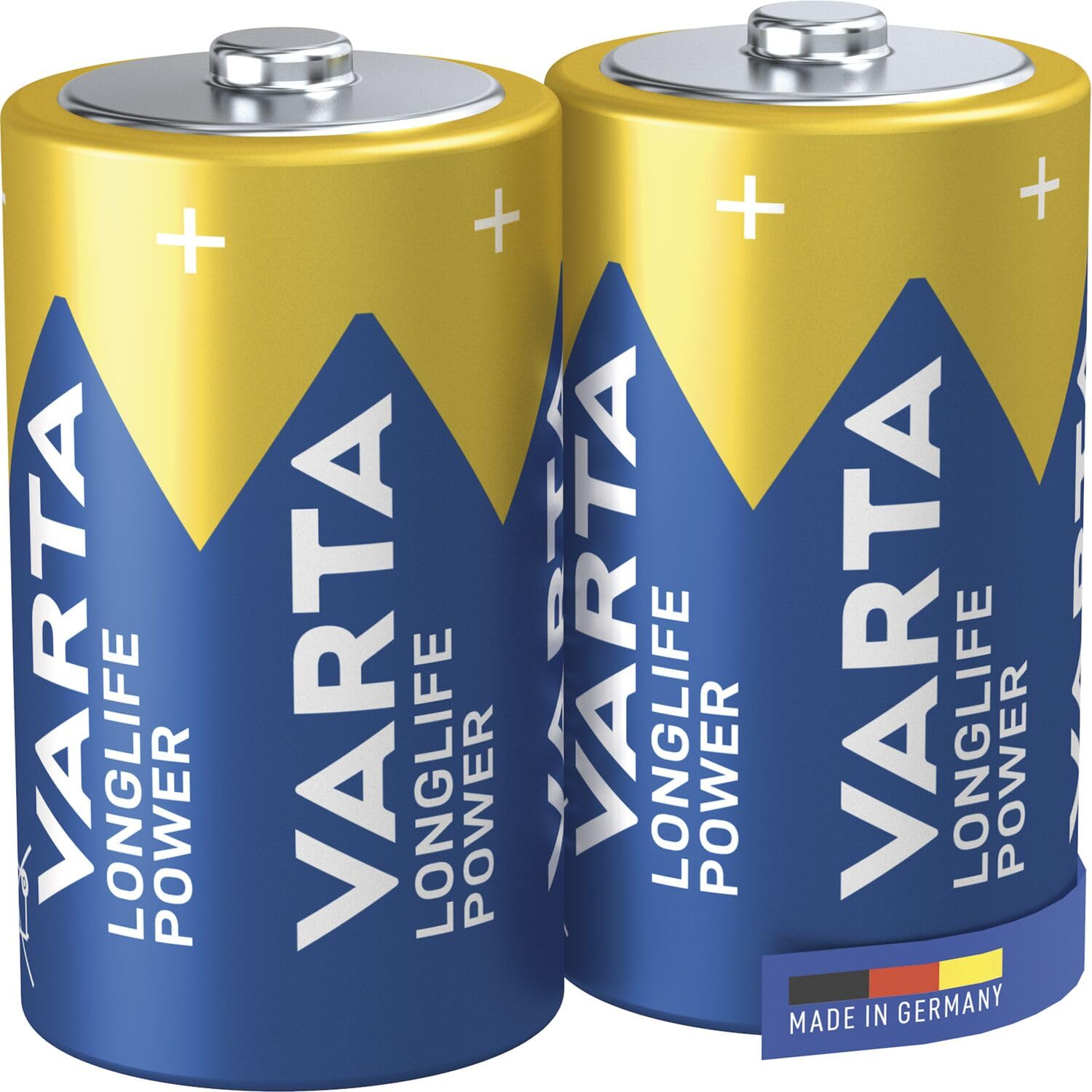 VARTA Batterien D Mono, 2 Stück, Longlife Power, Alkaline, 1,5V