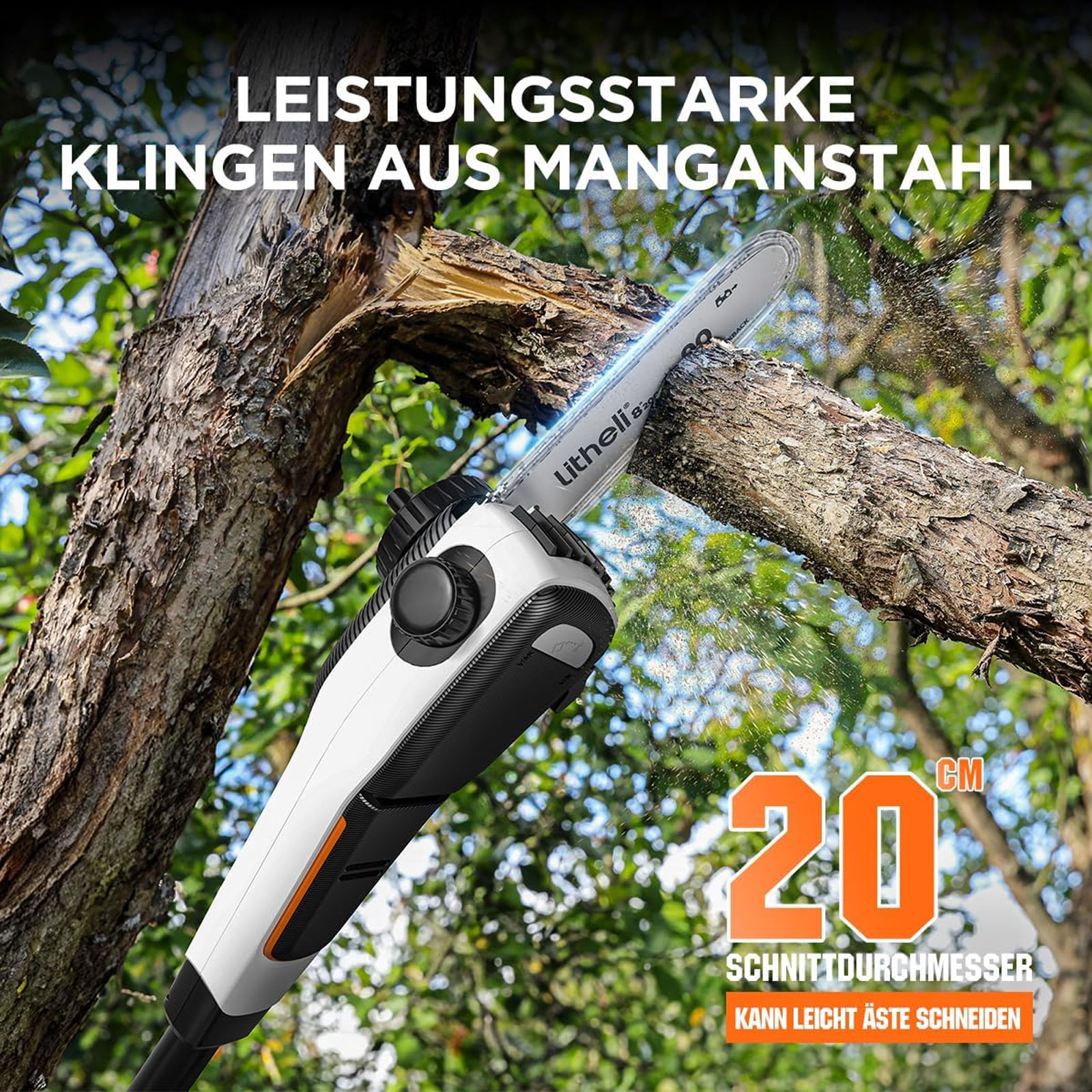 Litheli U20 Hochentaster 20V/2.0Ah