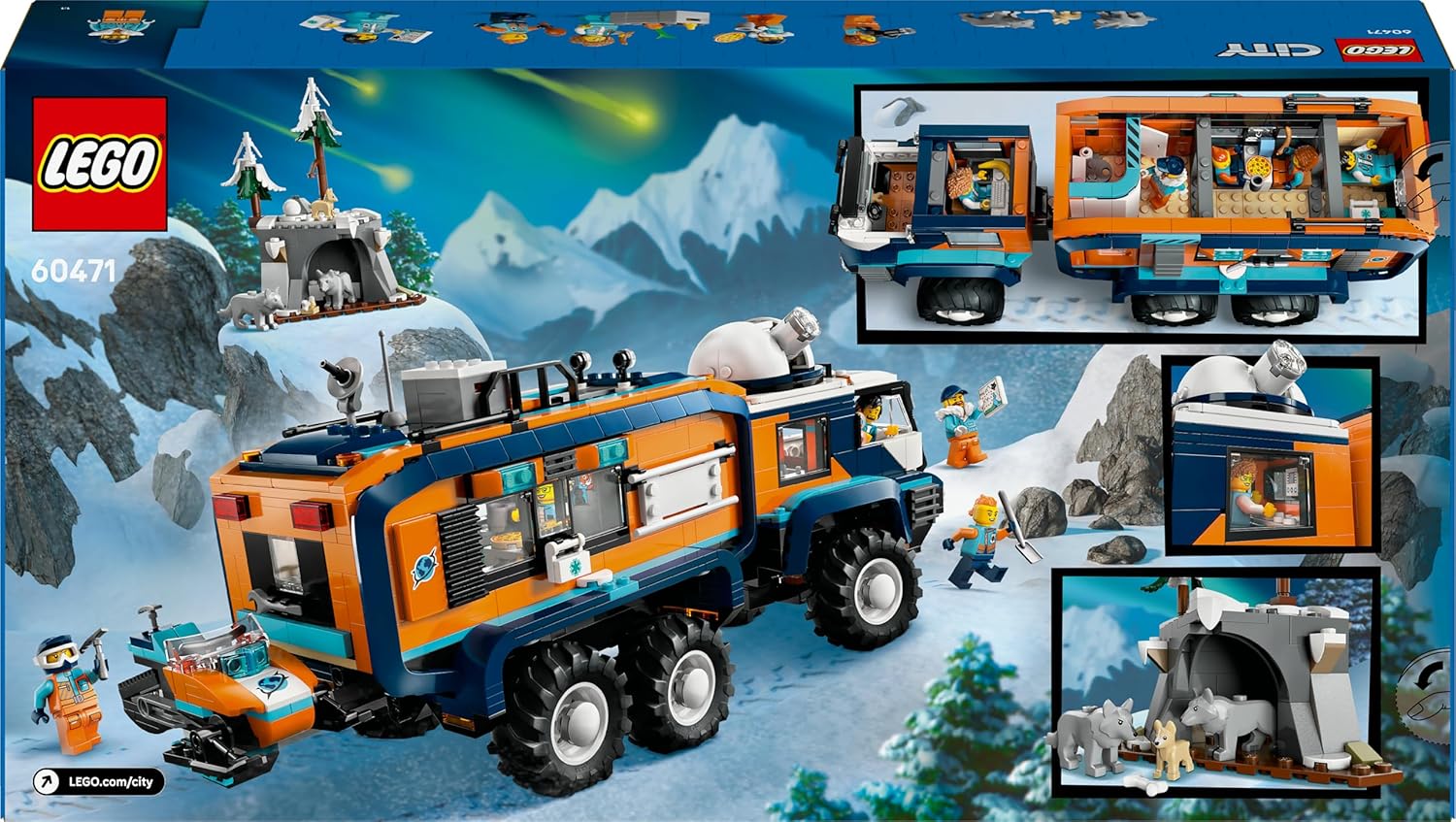 LEGO City Arktis-Truck mit Labor – BAU- und Spielset 60471