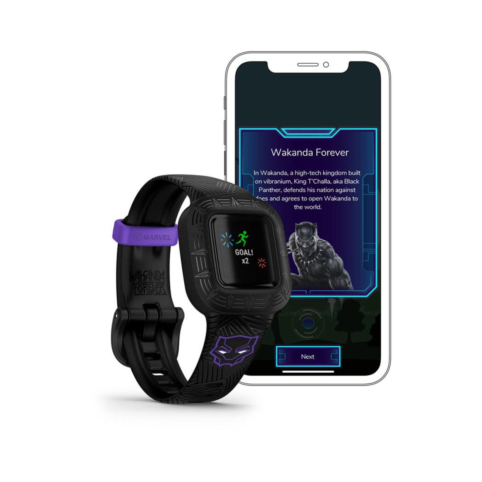 Garmin vívofit jr. 3, Marvel Black Panther Special Edition