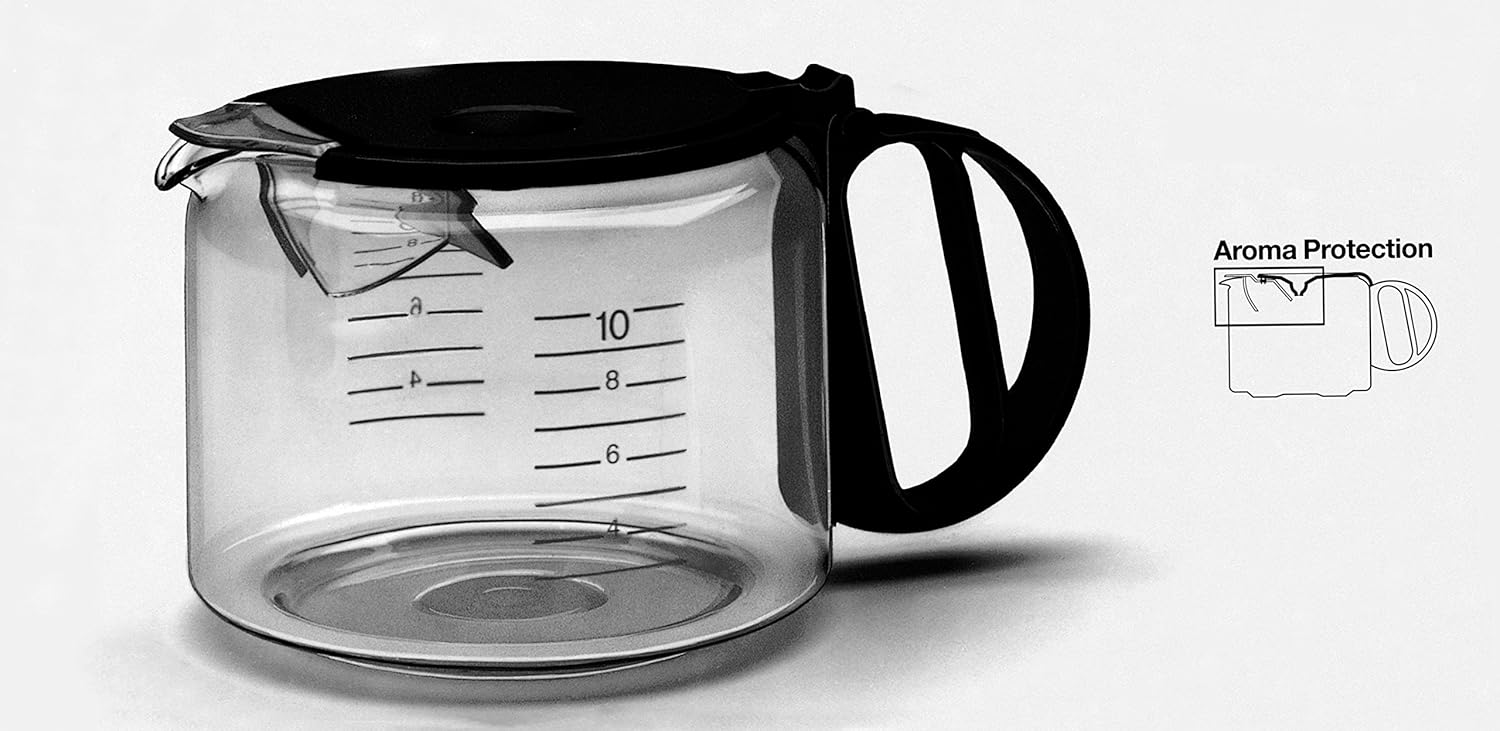 BRAUN KF 47 Kaffeemaschine Aromaster Classic Filterkaffeemaschine mit Glaskanne für bis zu 10 Tassen