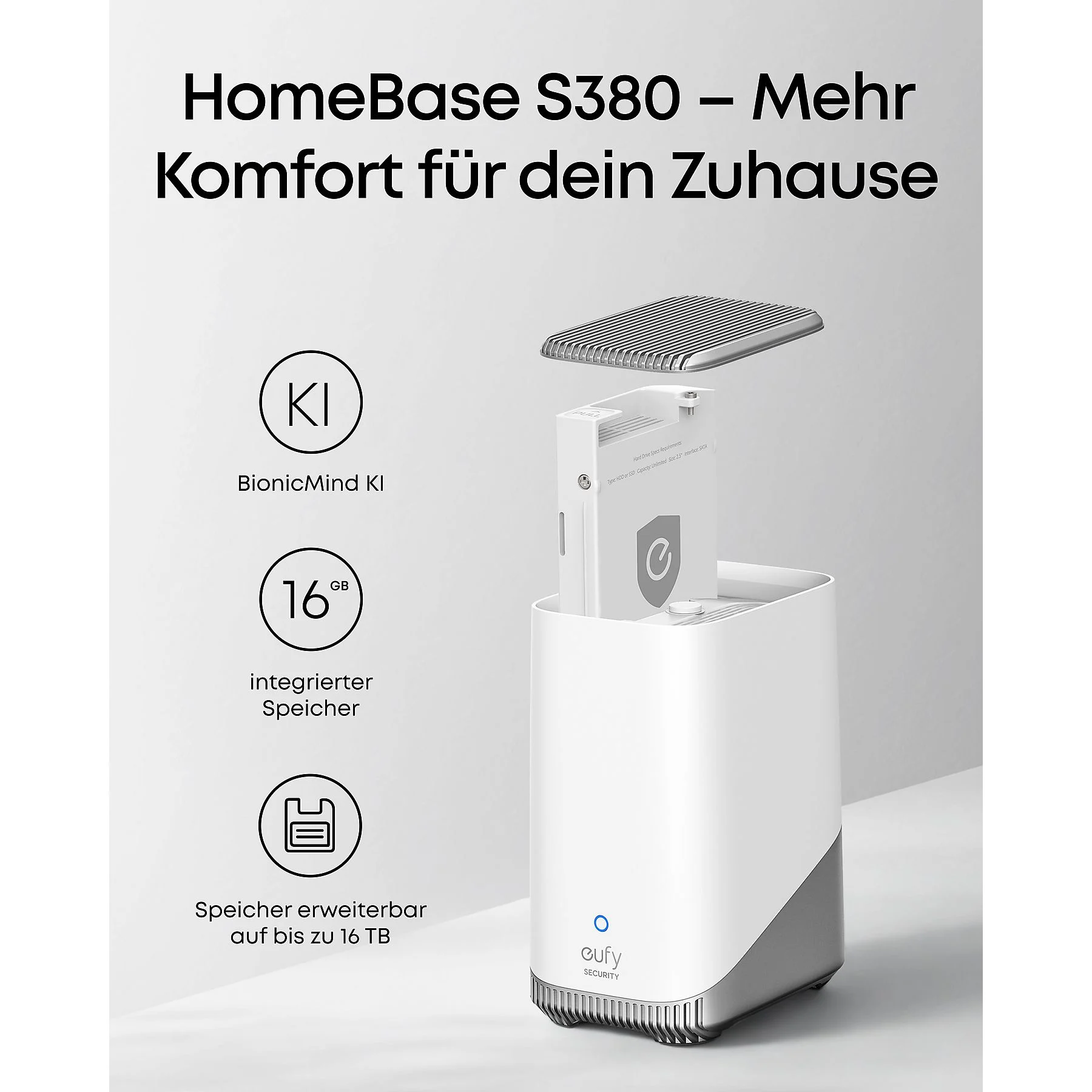 eufy Cam E40 2-Cam Kit + HomeBase S380 Überwachungskamera