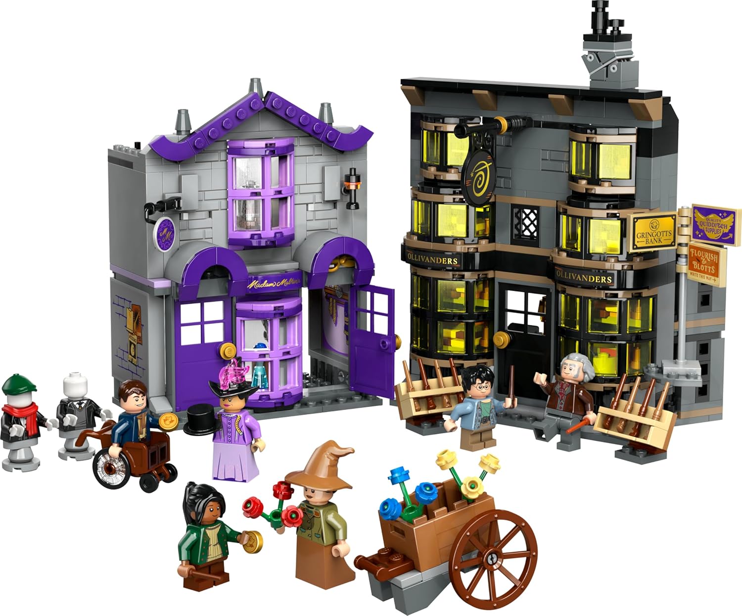 LEGO Harry Potter Ollivanders & Madam Malkins Anzüge, Läden aus der Winkelgasse