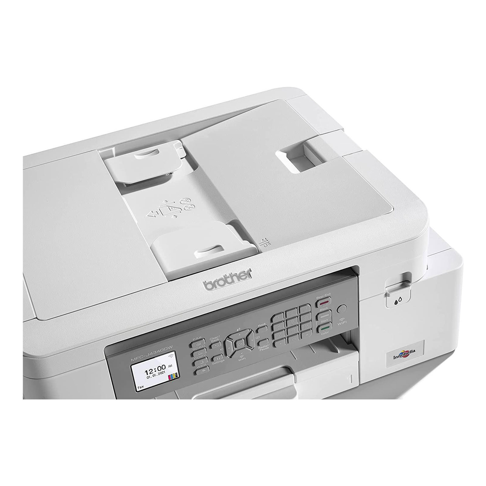 BROTHER MFC-J4340DWE Eco Pro Multifunktionsdrucker (Tintenstrahldrucker, 4-in-1, Fax, Scanner, Kopierer, WLAN, A4, Farbe)