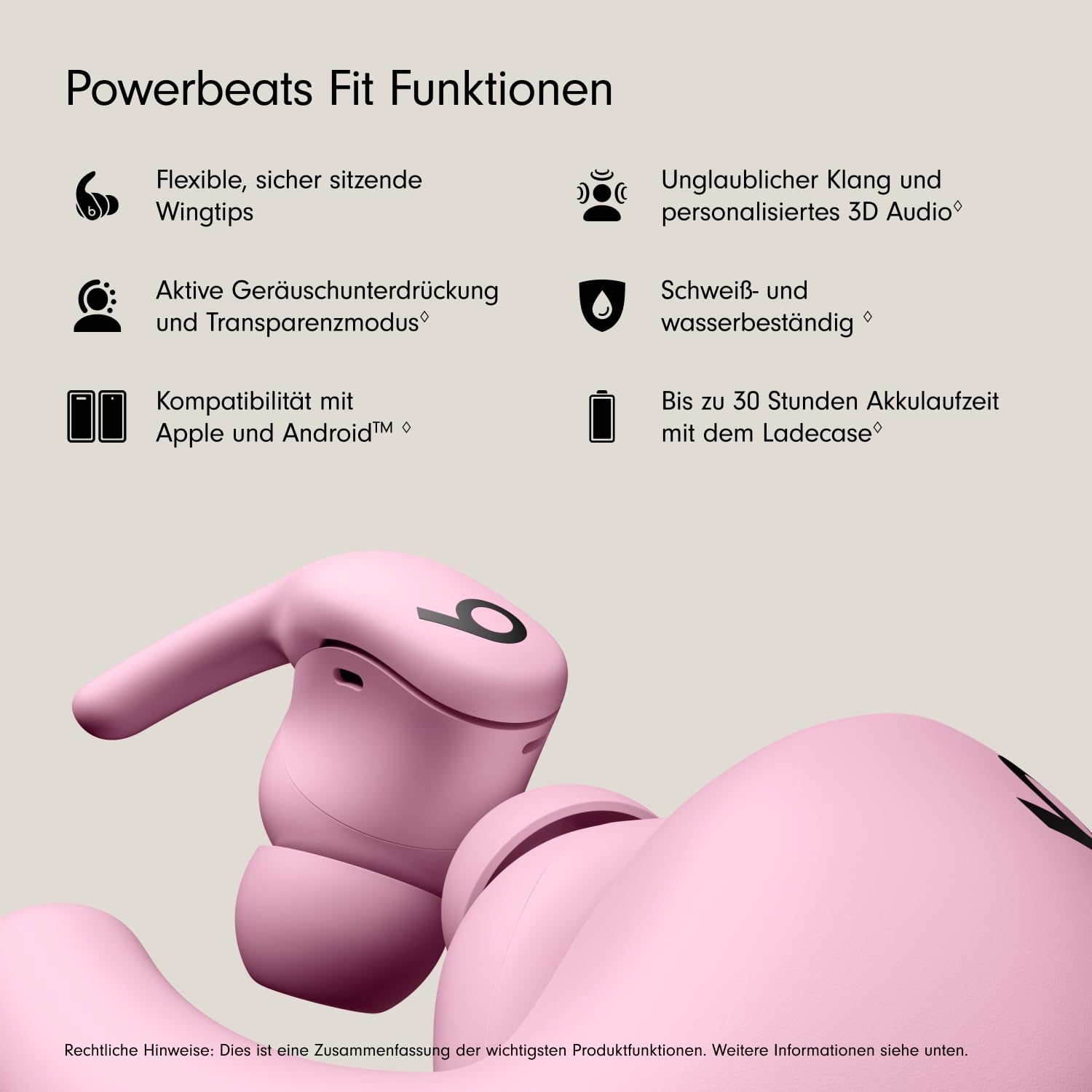 Beats Powerbeats Fit – Kabellose Workout In-Ear Kopfhörer
