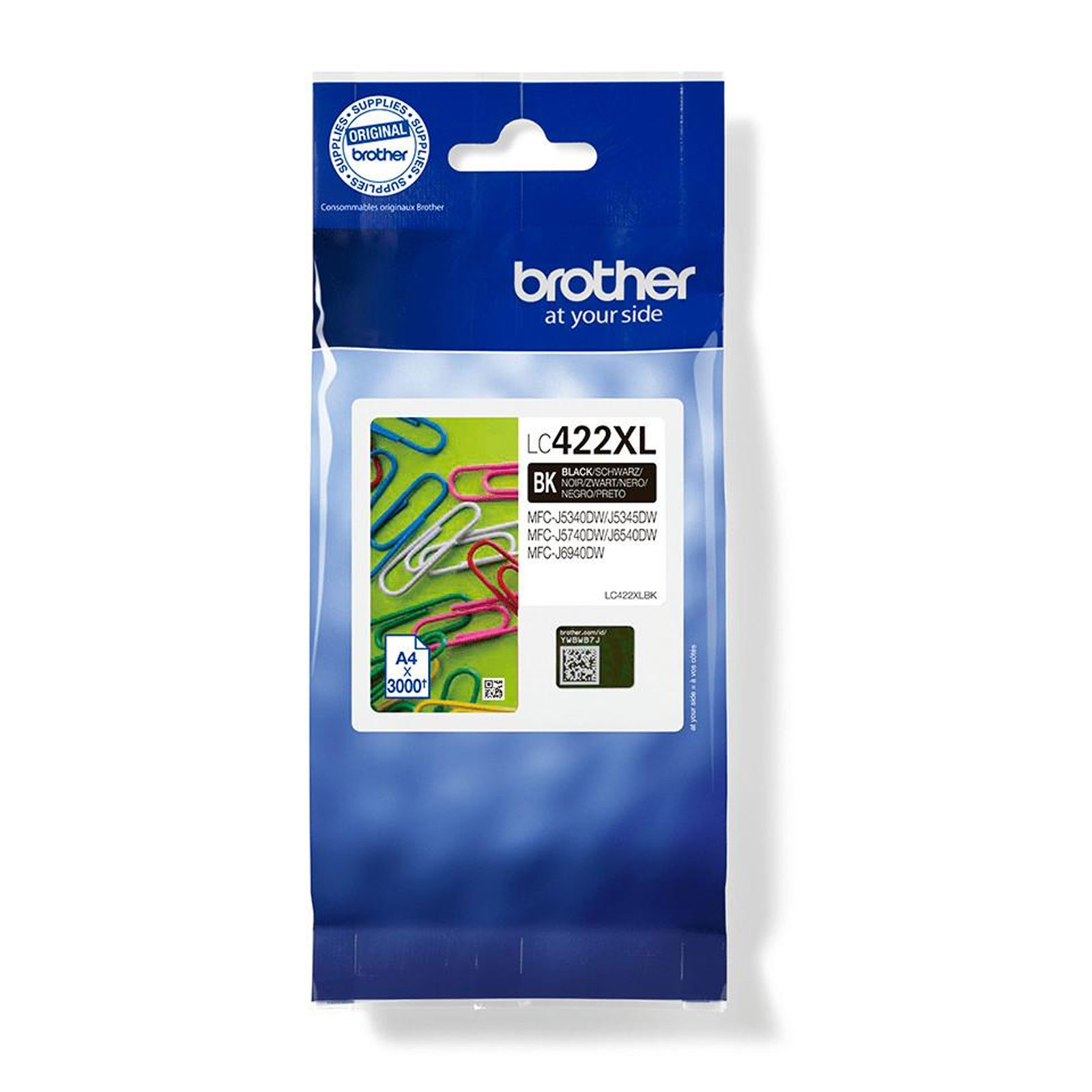 Brother LC422BK XL Druckerpatrone black
