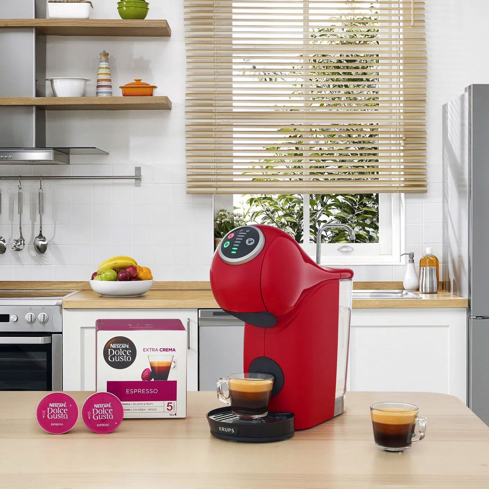 Krups KP3405.25 Dolce Gusto Kapselmaschine inkl. Iced Frappe 16 Capsule