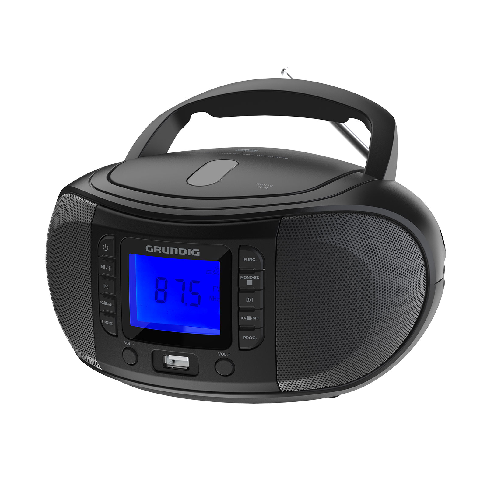 Grundig GRB 3500 tragbare Radio Boombox mit Bluetooth