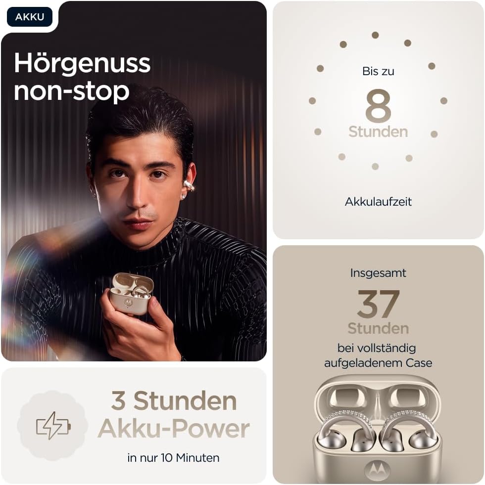 Motorola Moto Buds Loop ft. Sound by Bose