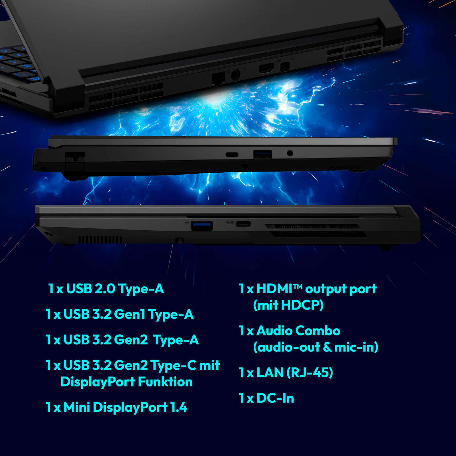 Medion ERAZER Defender 17 P1 Gaming-Notebook