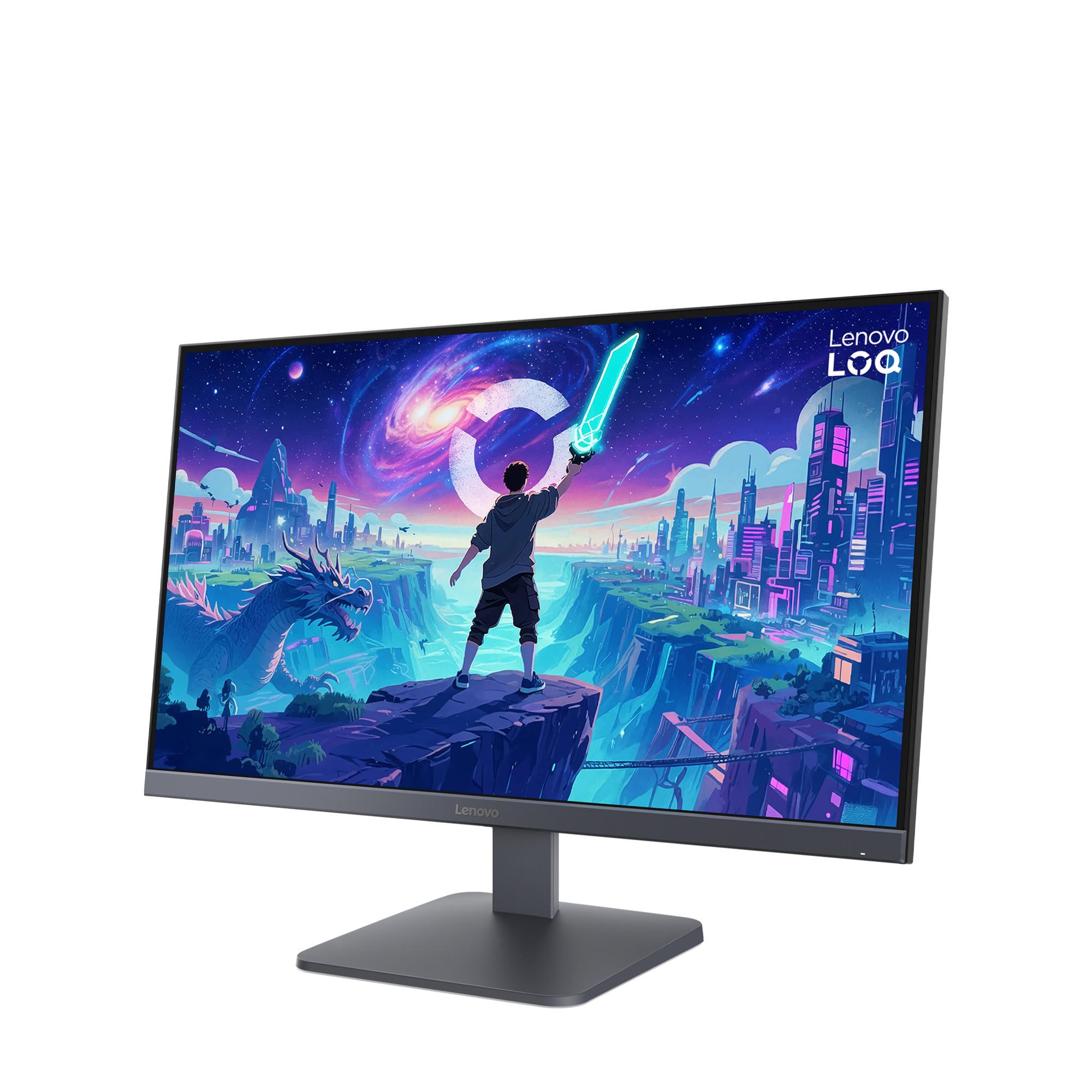 Lenovo LOQ 27Q-10, Schwarz, 27 Zoll, QHD, IPS, 180 Hz, 0,5 ms Gaming-Monitor