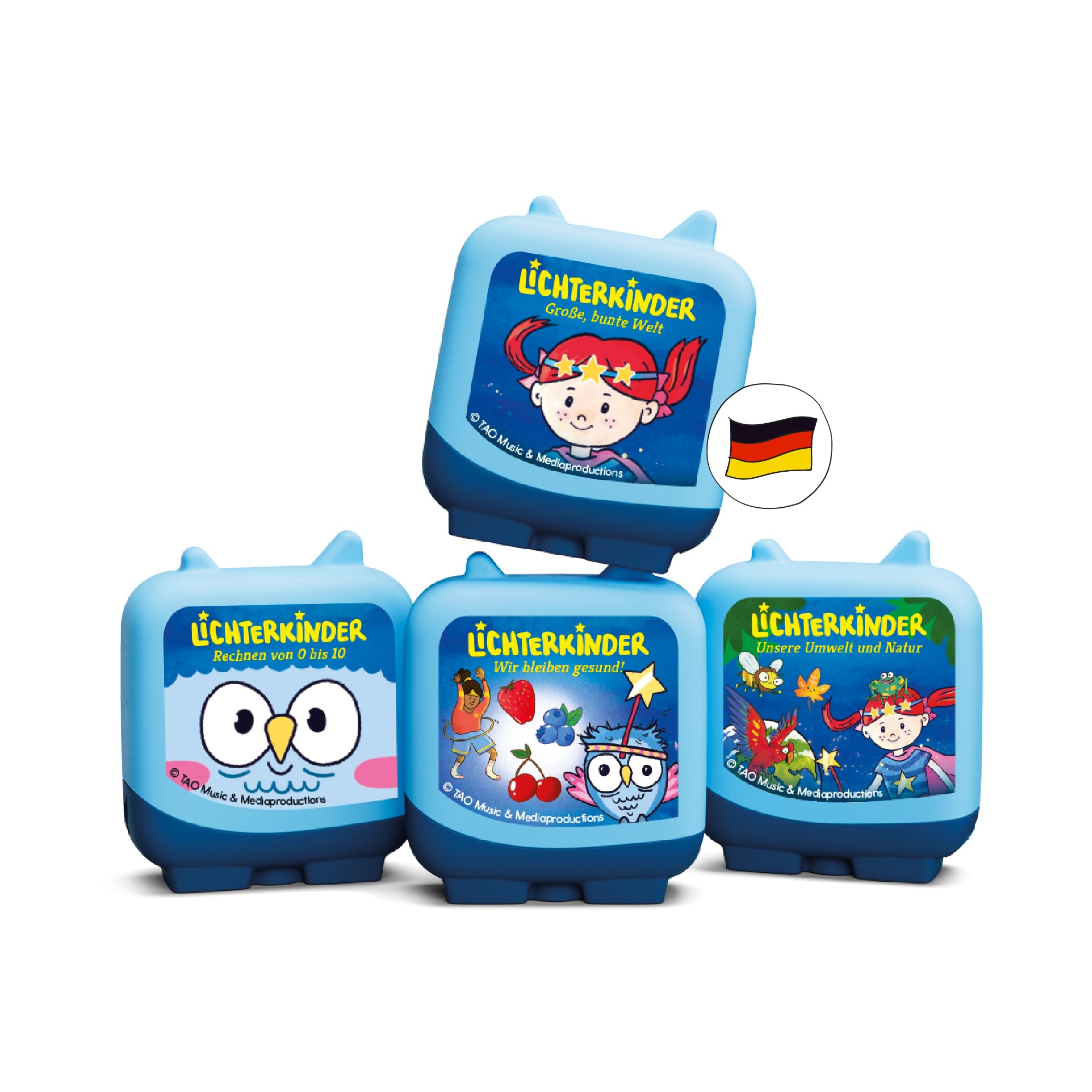 Tonies Clever Tonie 4er Set: Lichterkinder – Lernen mit LIKI und LUMI