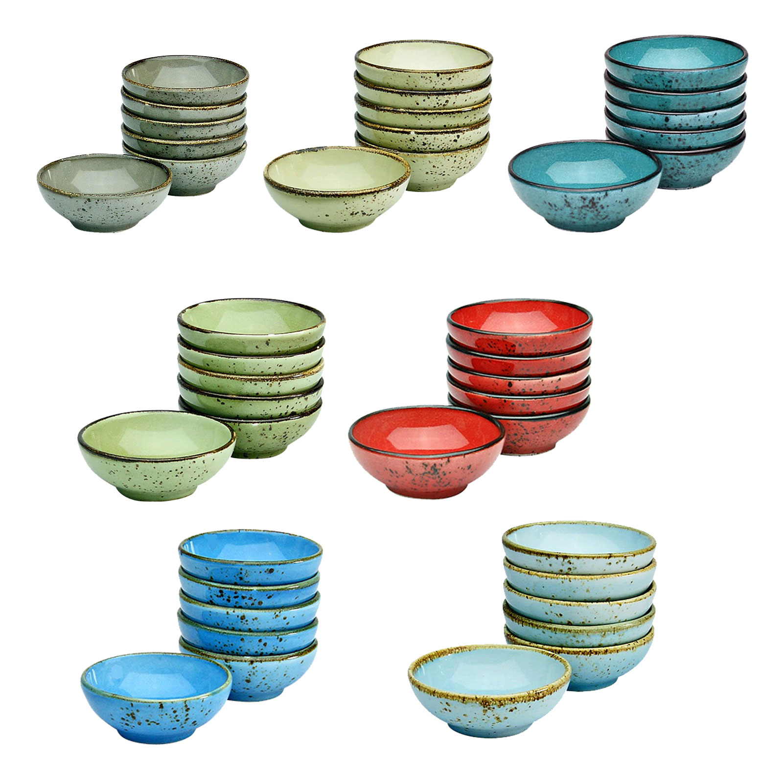 CreaTable Serie Nature Collection 6-er Sojaschale 8 cm 