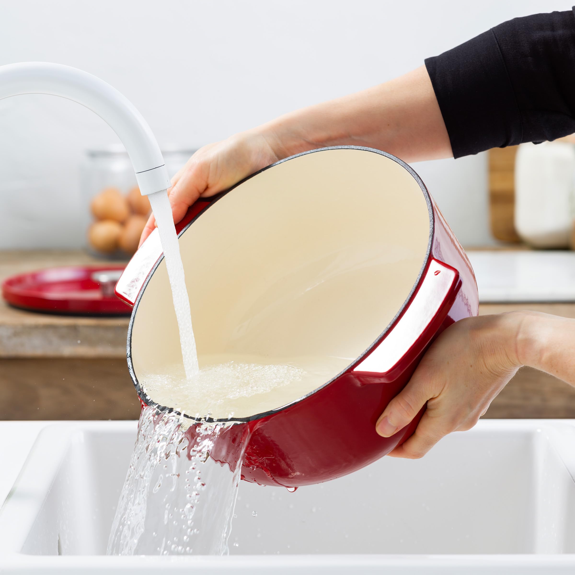 KitchenAid CC006060-001 Bräter mit Deckel Rund  5.2L 26cm Rot