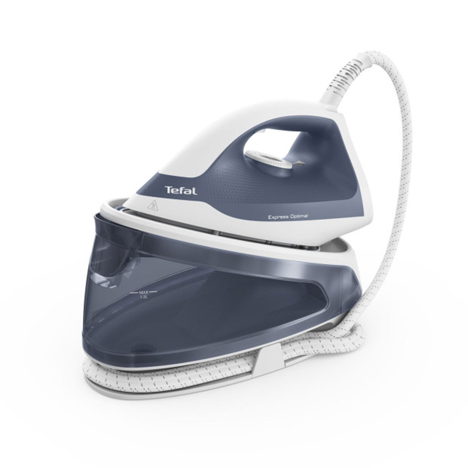 TEFAL SV4110 Dampfbügelstation (2200 W Leistung, Keramik-Expressgleiter Bügelsohle, 110 g/min Dampfmenge, 1,2 l Wassertank, 1,6 m Kabellänge, Calc-Clean-Funktion)