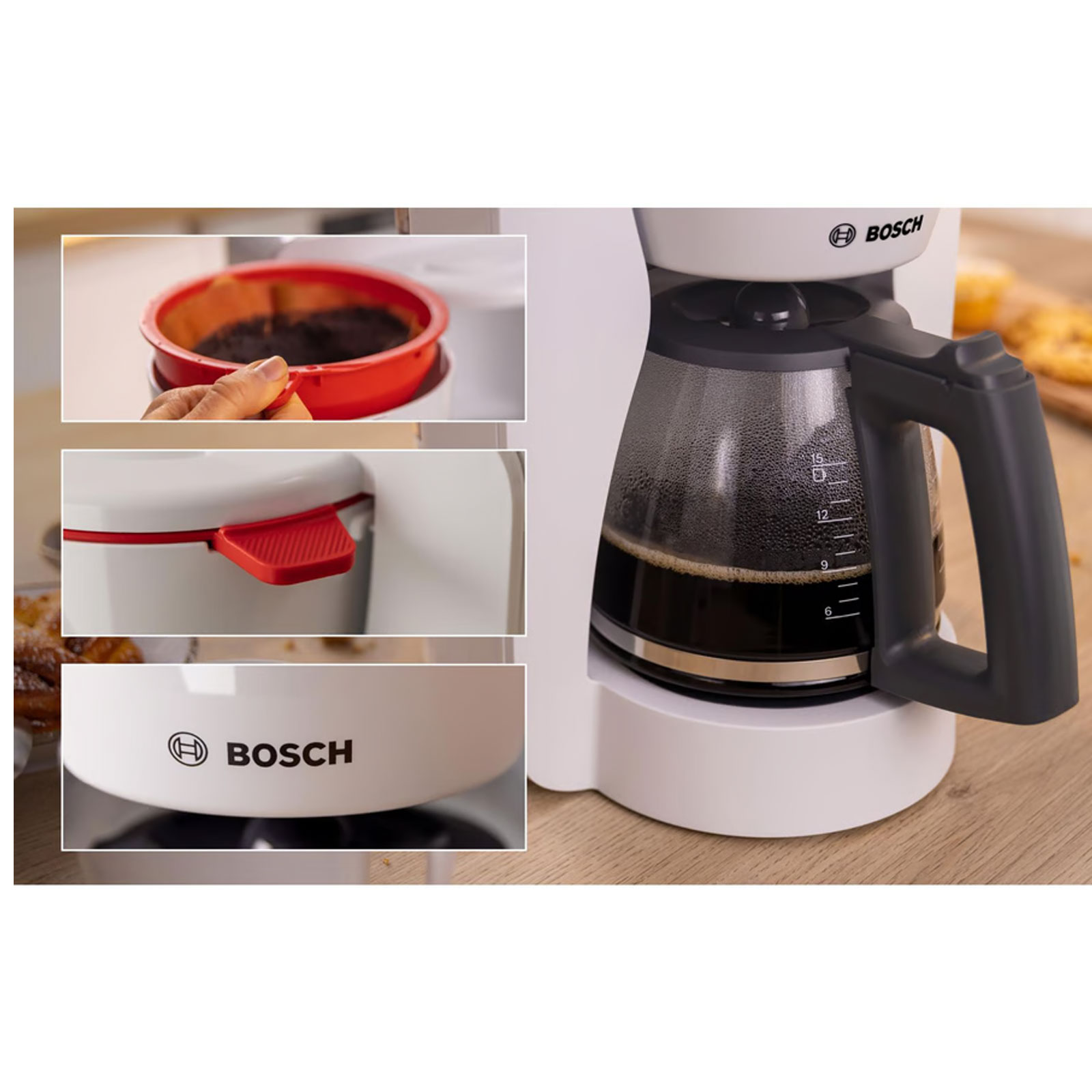 Bosch TKA3M134 MyMoment Kaffeemaschine rot