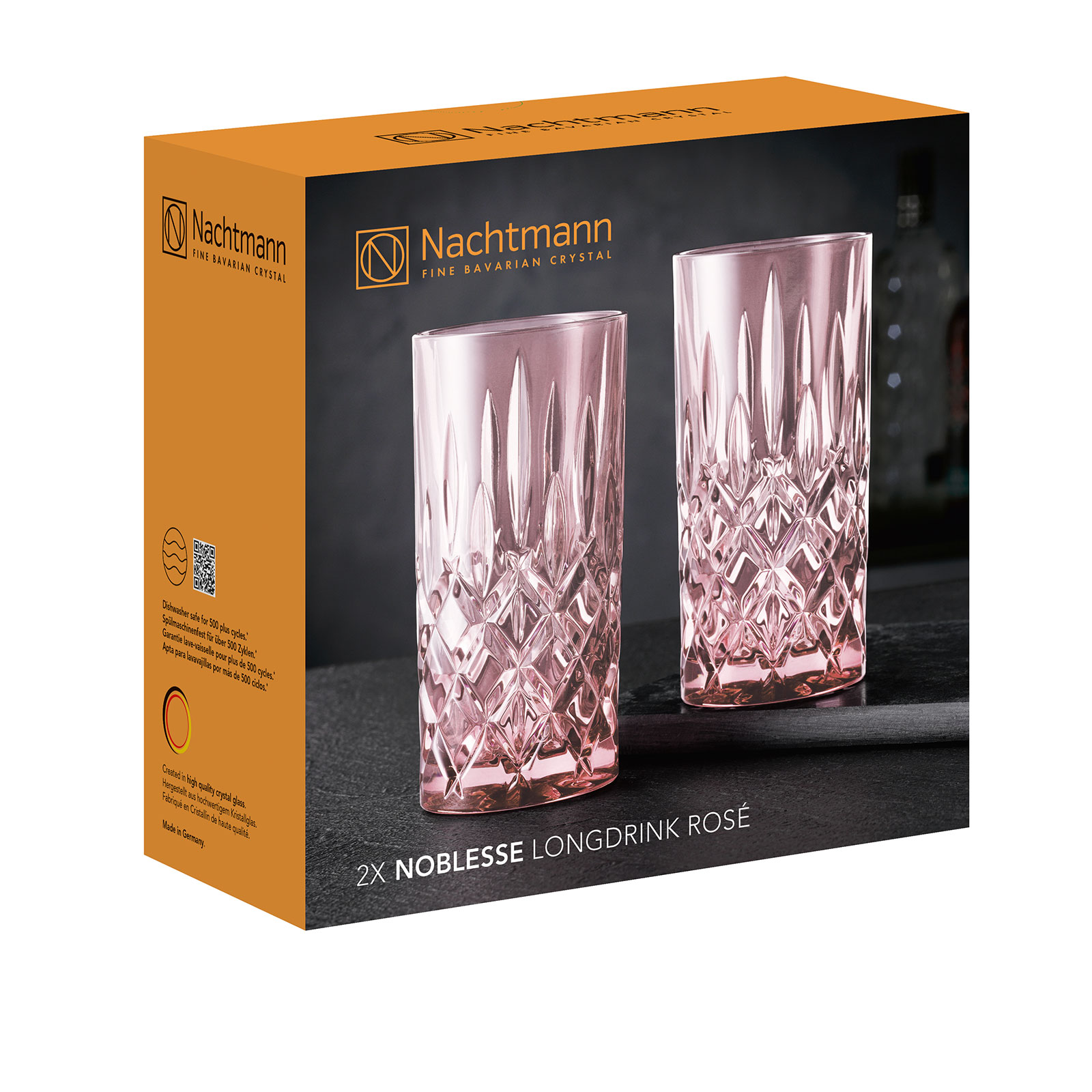 Nachtmann Noblesse Longdrink Rose SET/2