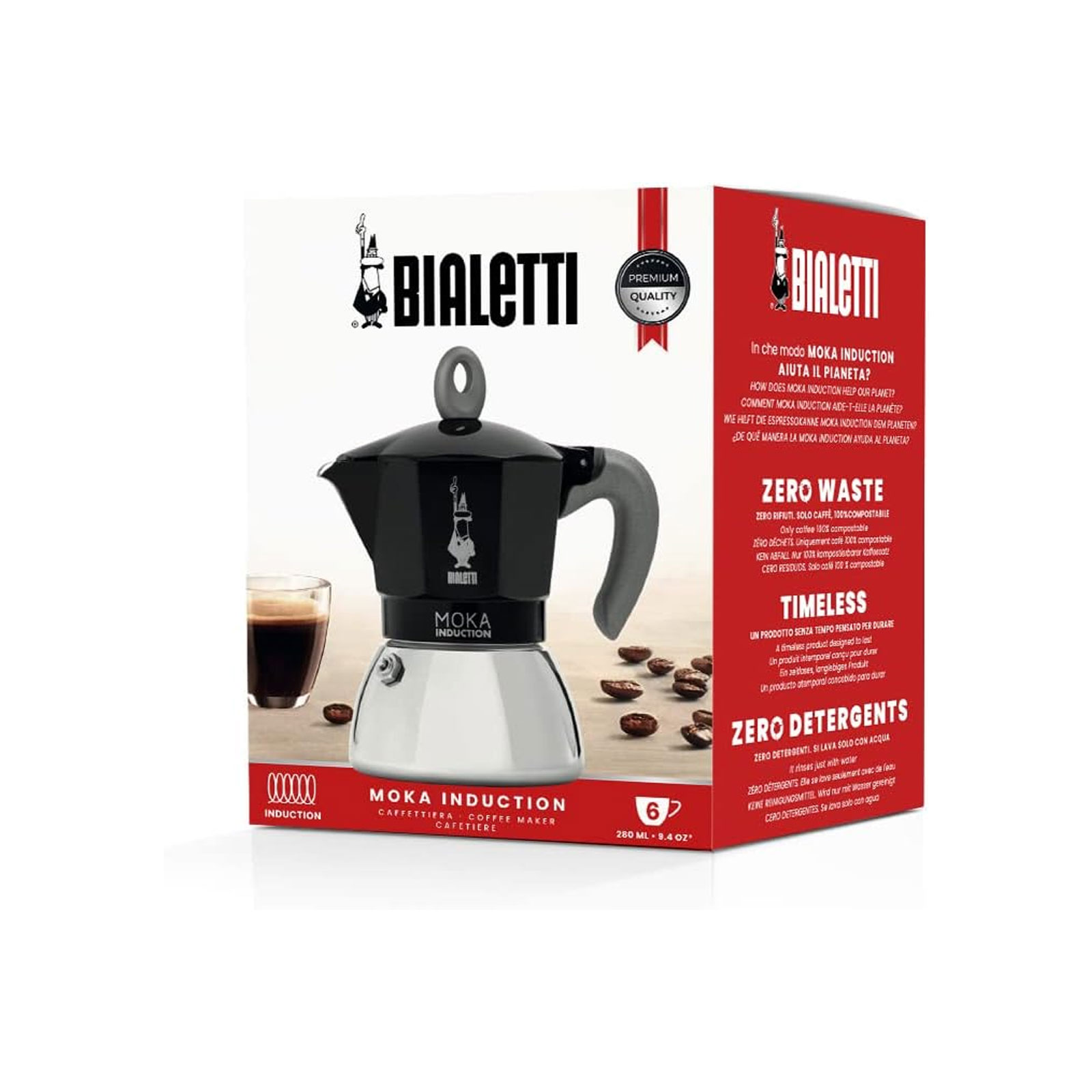 Bialetti New Moka Induction Espressokocher Bialetti New Moka Induction Espressokocher