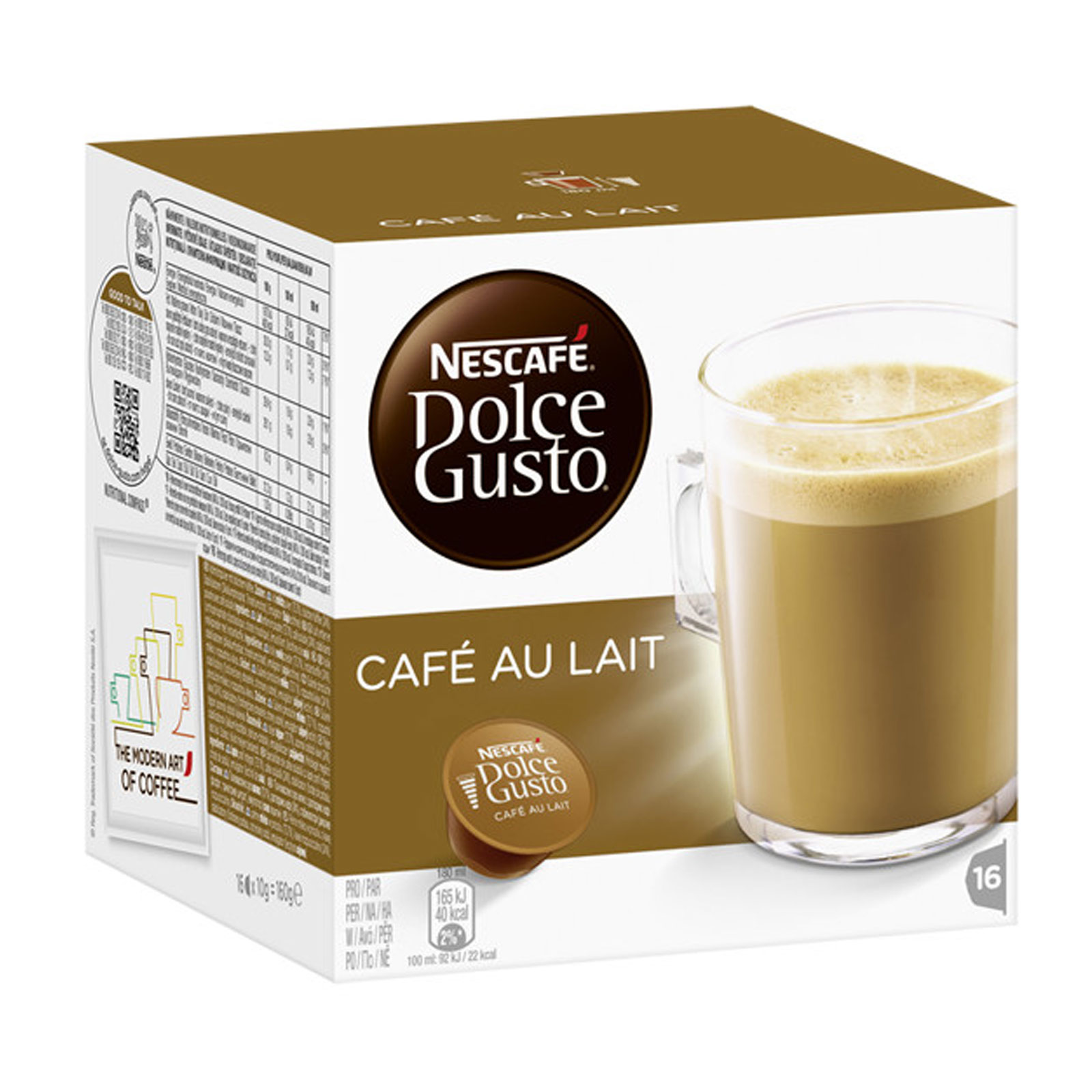 Nescafé 3x Dolce Gusto Café Au Lait Kaffeekapseln