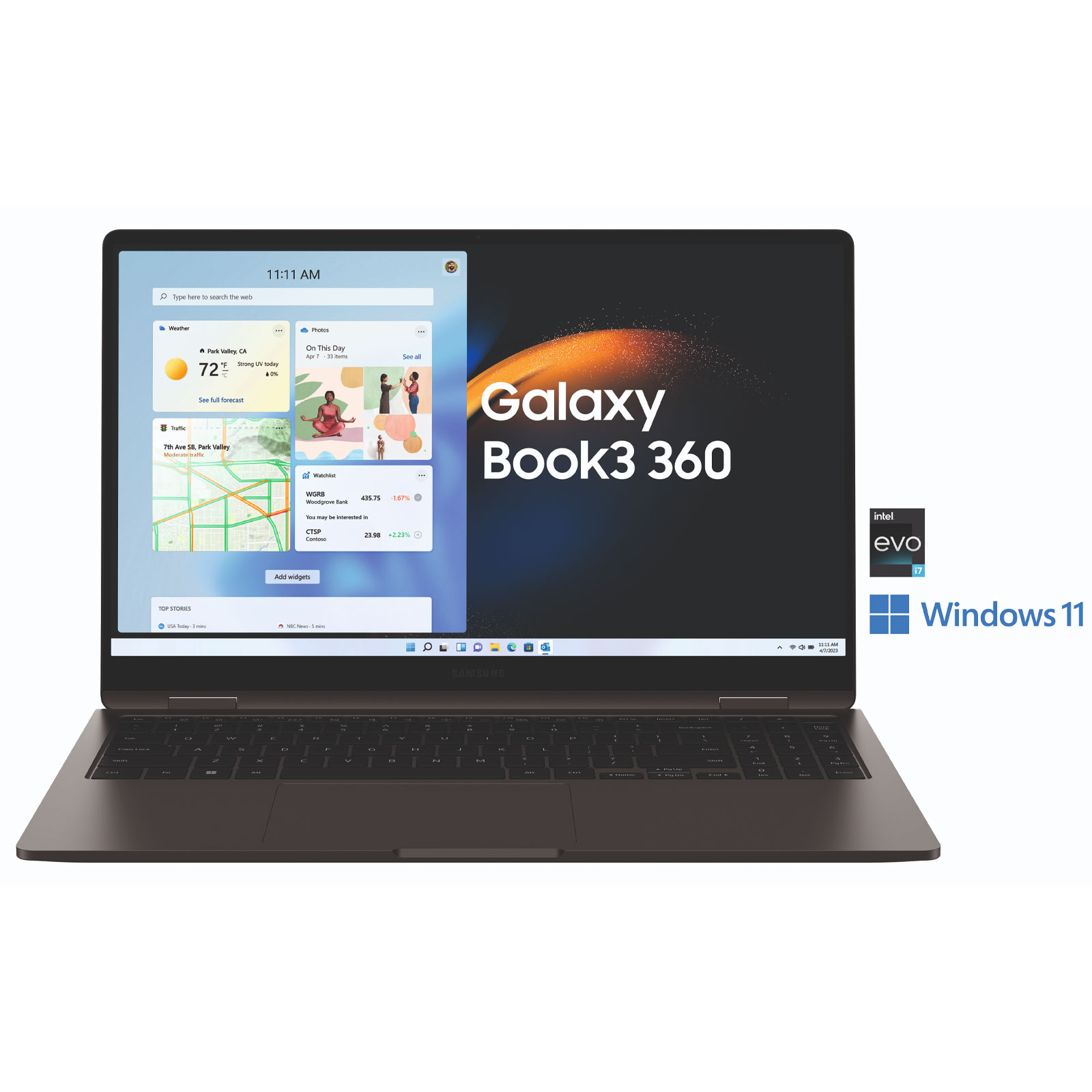 Samsung Galaxy Book3 360 Notebook 13 Zoll, Intel Core i5-1340P 8GB 256GB SSD