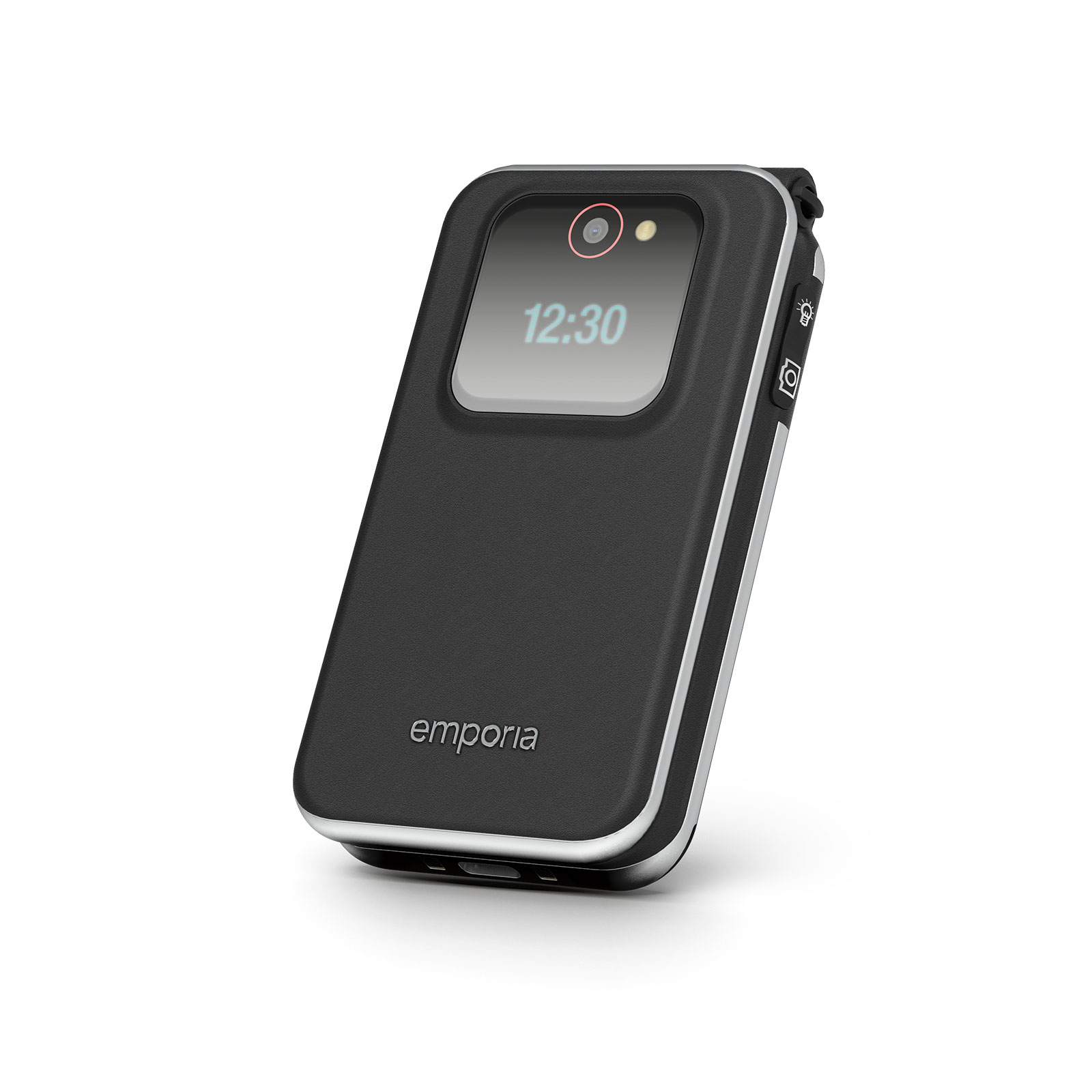 Emporia JOY 4G/LTE Black - Modell 2025 Handy (Seniorenhandy, Klapp)