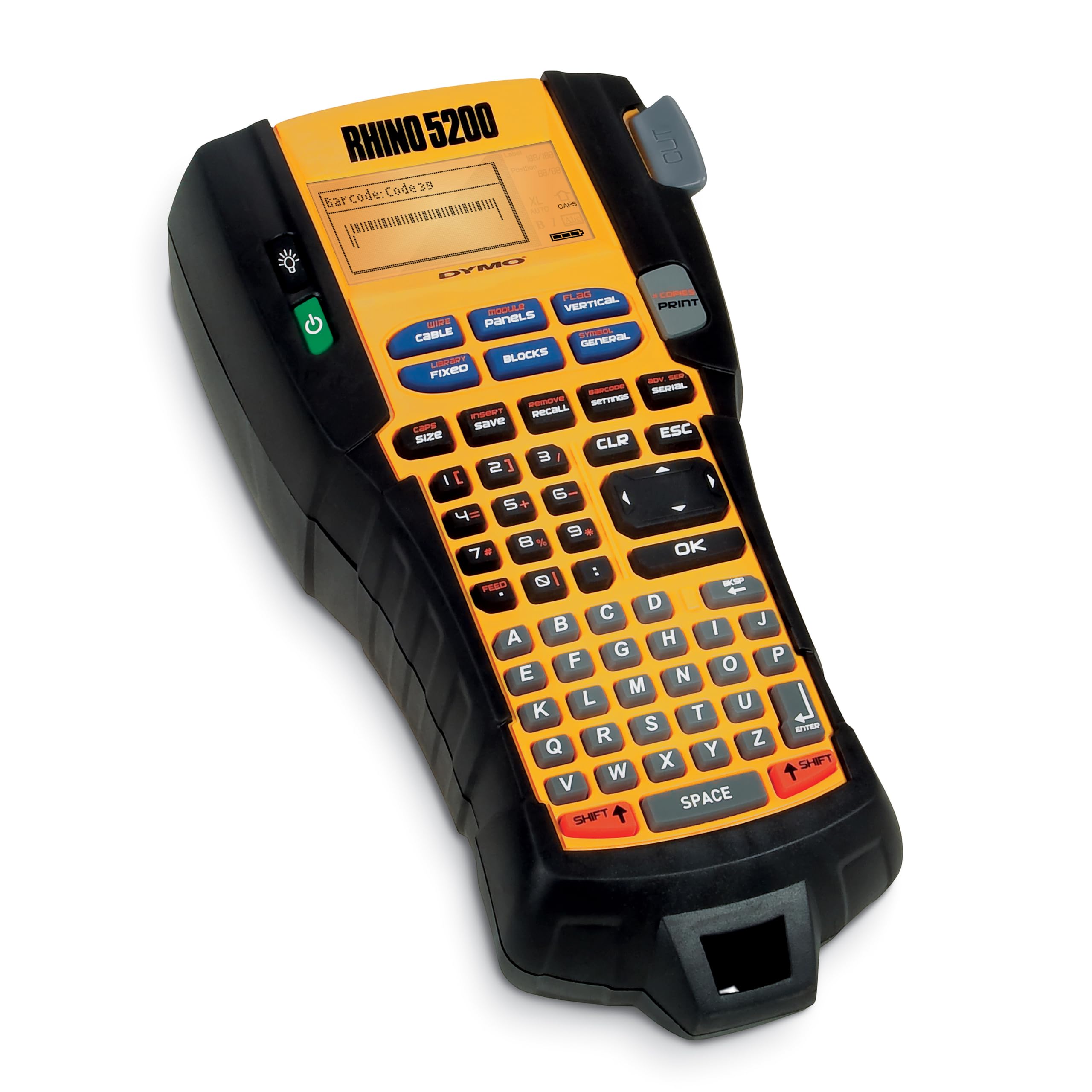 Dymo Rhino 5200 im stabilen Hartschalenkoffer Etikettendrucker