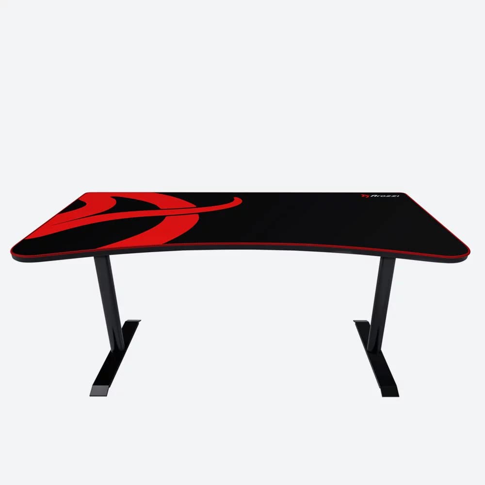 Arozzi Arena Black/Red Gaming-Tisch, 160 x 82 x 71-81 cm