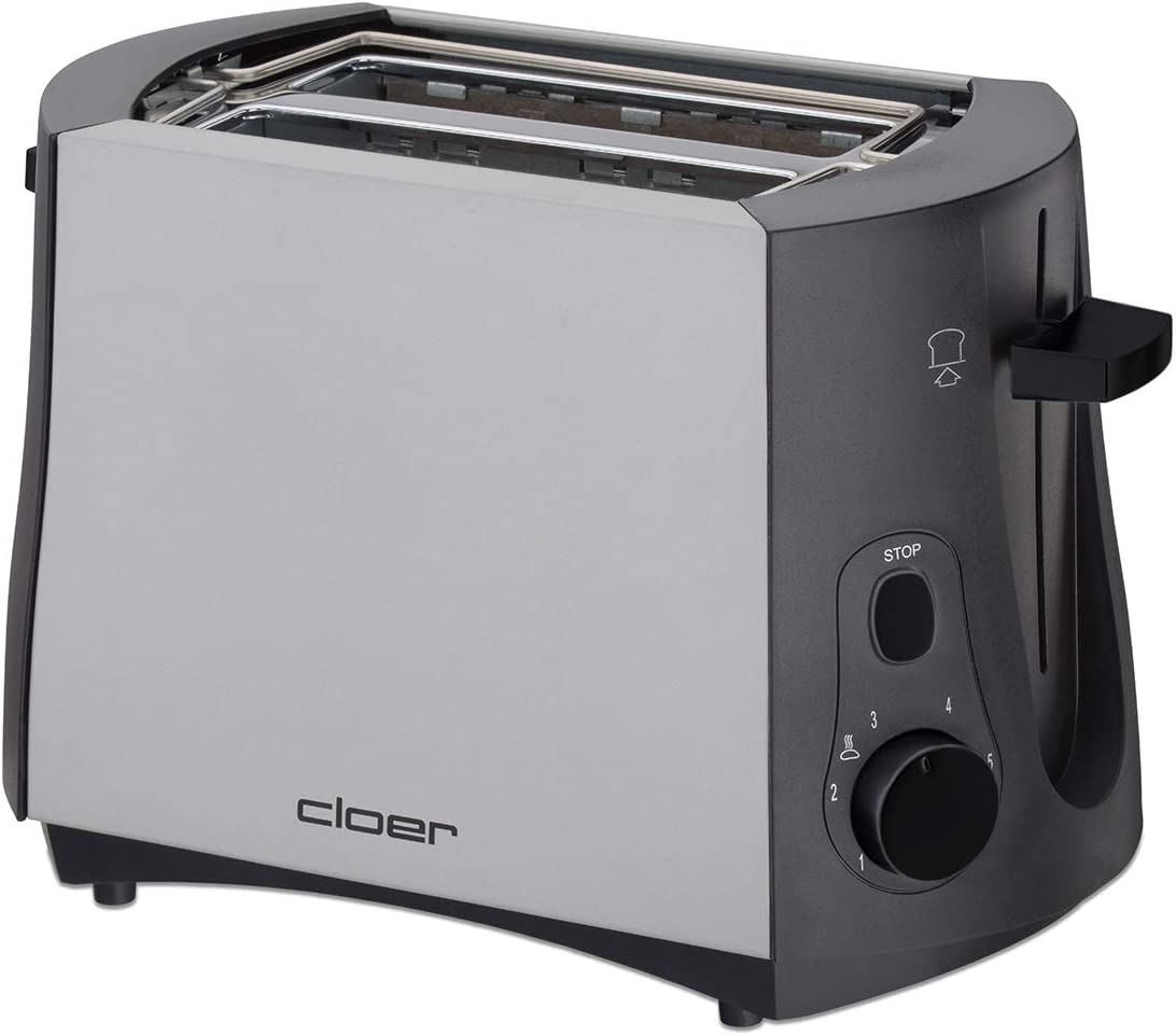 Cloer 3410 Toaster Chrom/schwarz