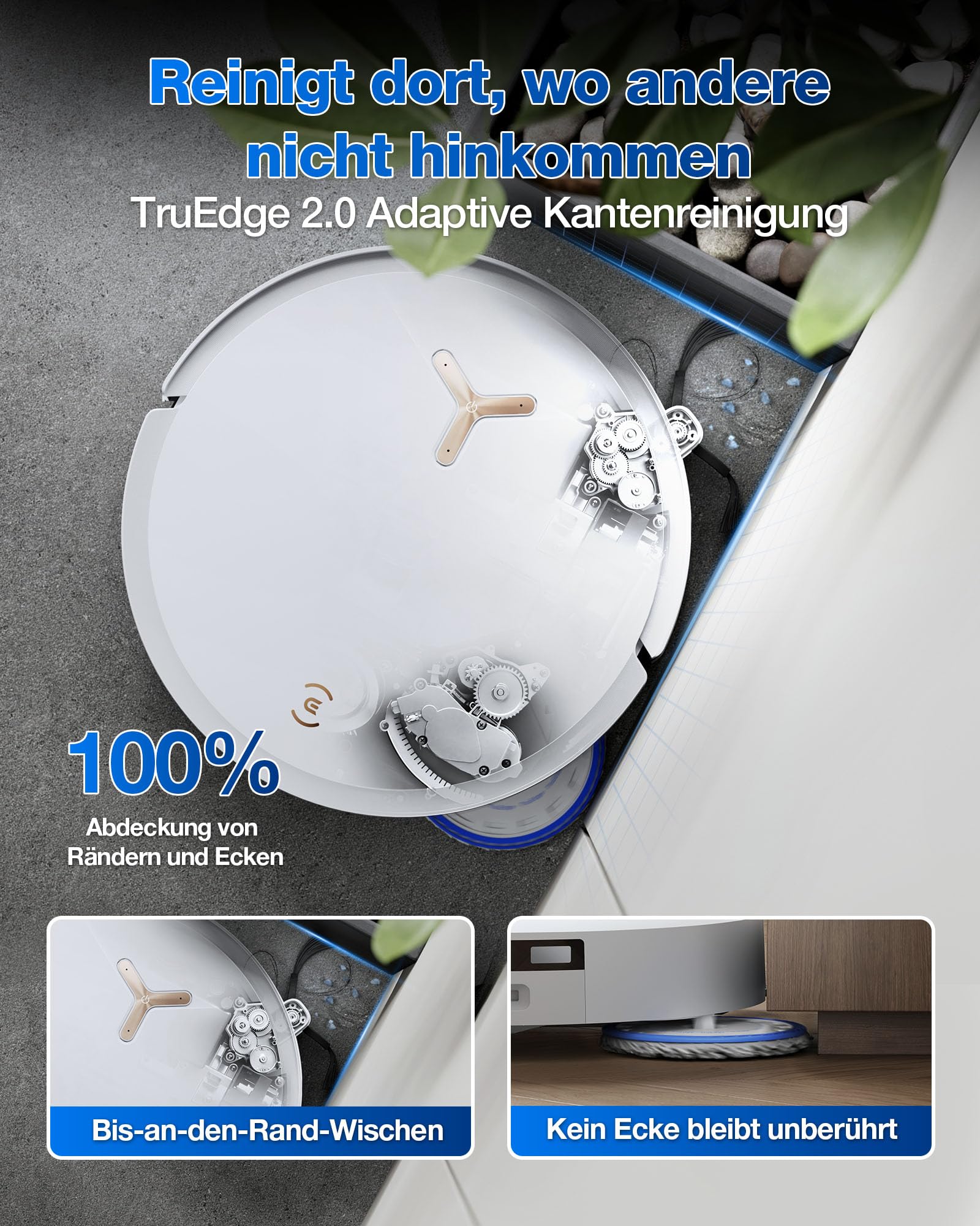 Ecovacs Deebot T50 Max Pro Omni Weiß