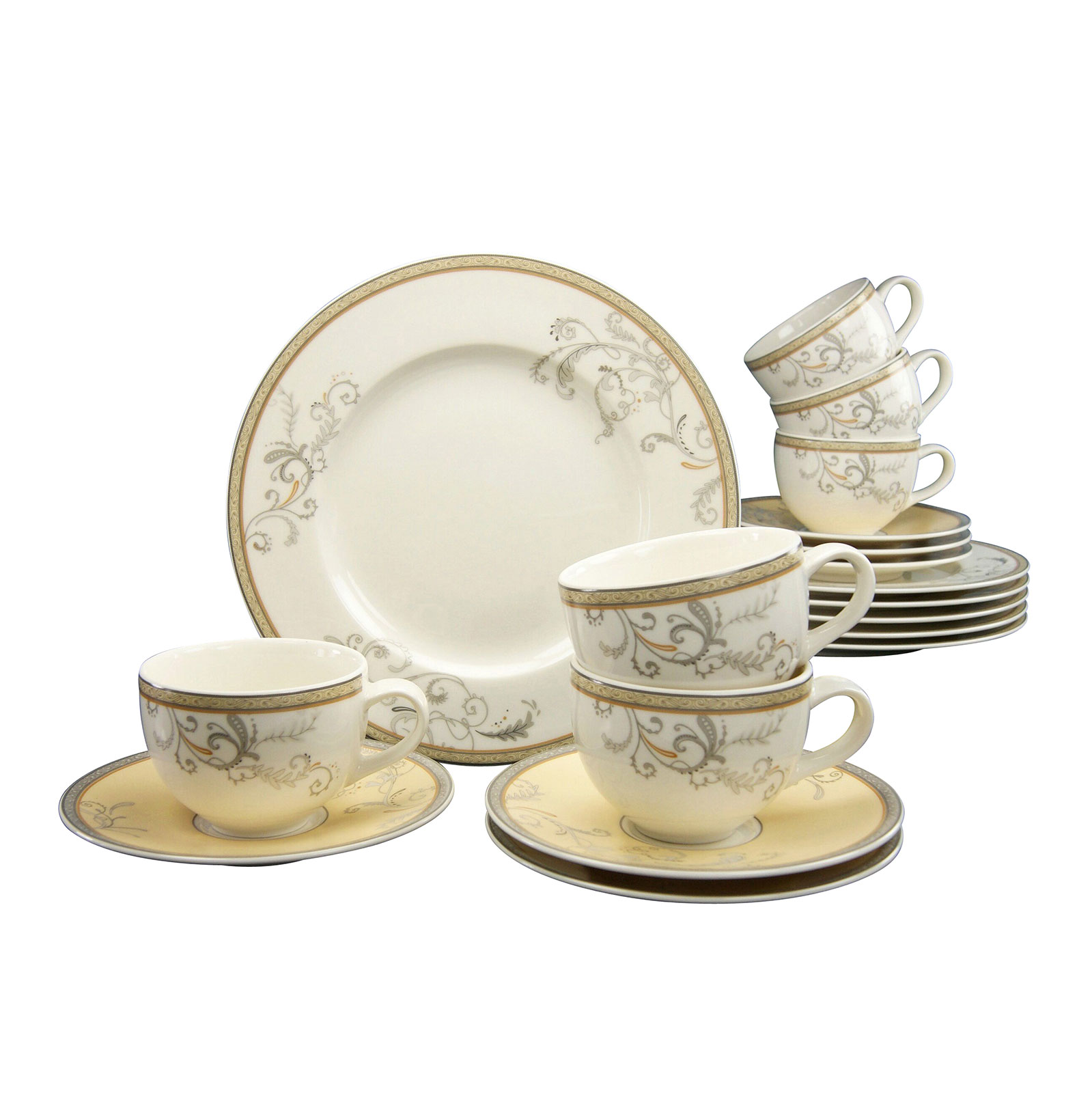 CreaTable, 17801, Serie Villi Medici, Kaffeeservice 18tlg CreaTable, 17801, Serie Villi Medici, Kaffeeservice 18tlg
