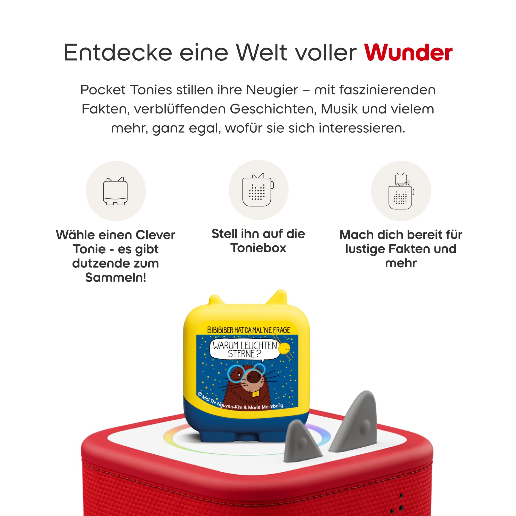 Tonies Clever Tonie BiBiBiber – Warum leuchten Sterne?