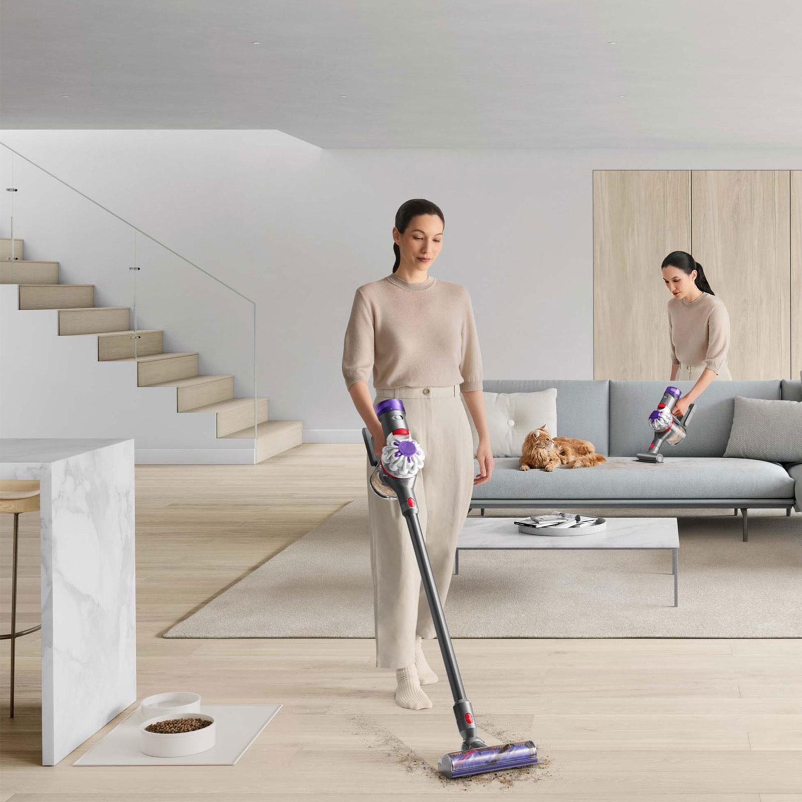 DYSON V8 Absolute Akku-Handstaubsauger mit Stiel DYSON V8 Absolute Akku-Handstaubsauger mit Stiel
