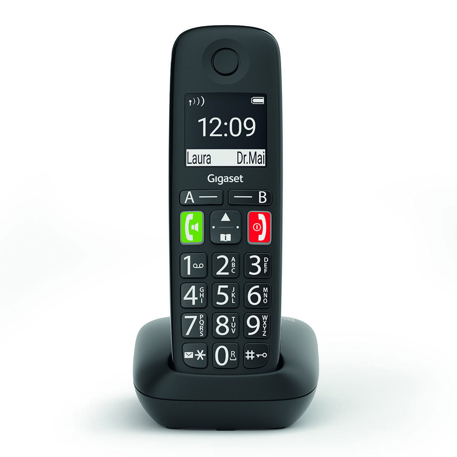 Gigaset E 290 DECT-Telefon schwarz